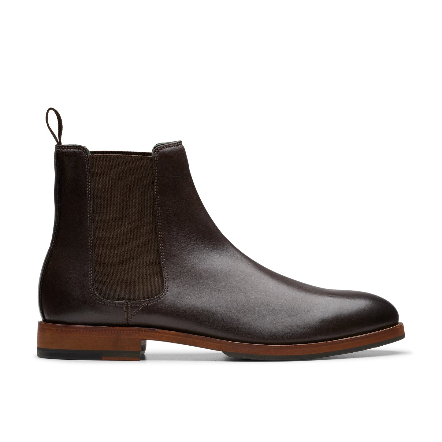 Botines De La Marca Clarks Para Hombre Modelo Craftjames Top Dark Brown Leather En Color Marrón