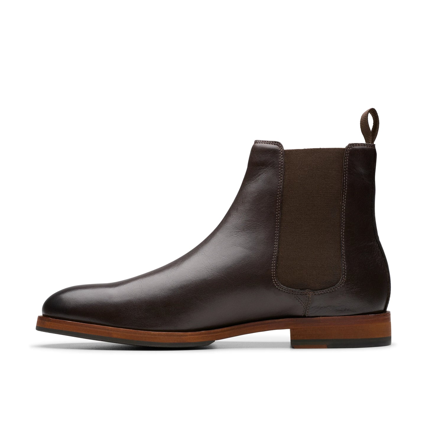 Botines De La Marca Clarks Para Hombre Modelo Craftjames Top Dark Brown Leather En Color Marrón