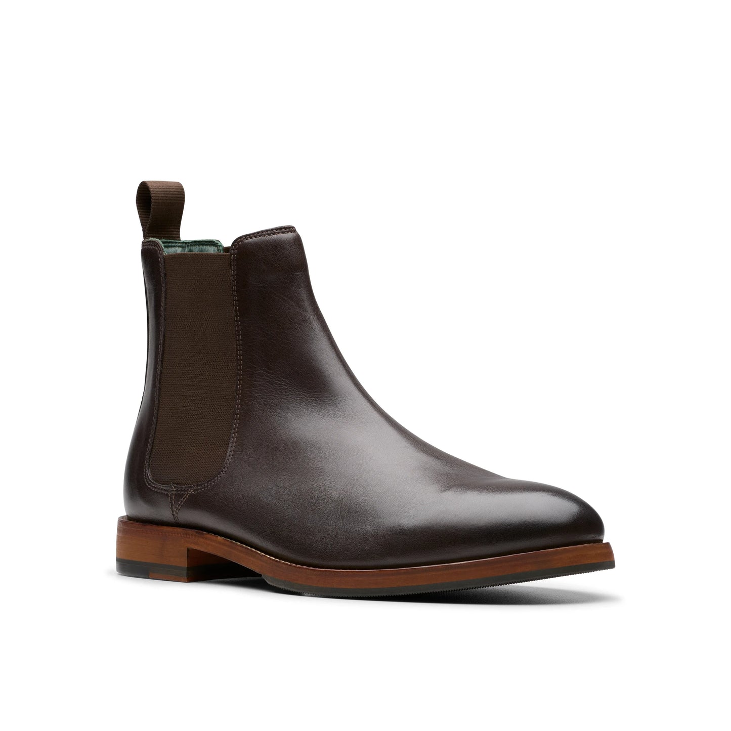 Botines De La Marca Clarks Para Hombre Modelo Craftjames Top Dark Brown Leather En Color Marrón
