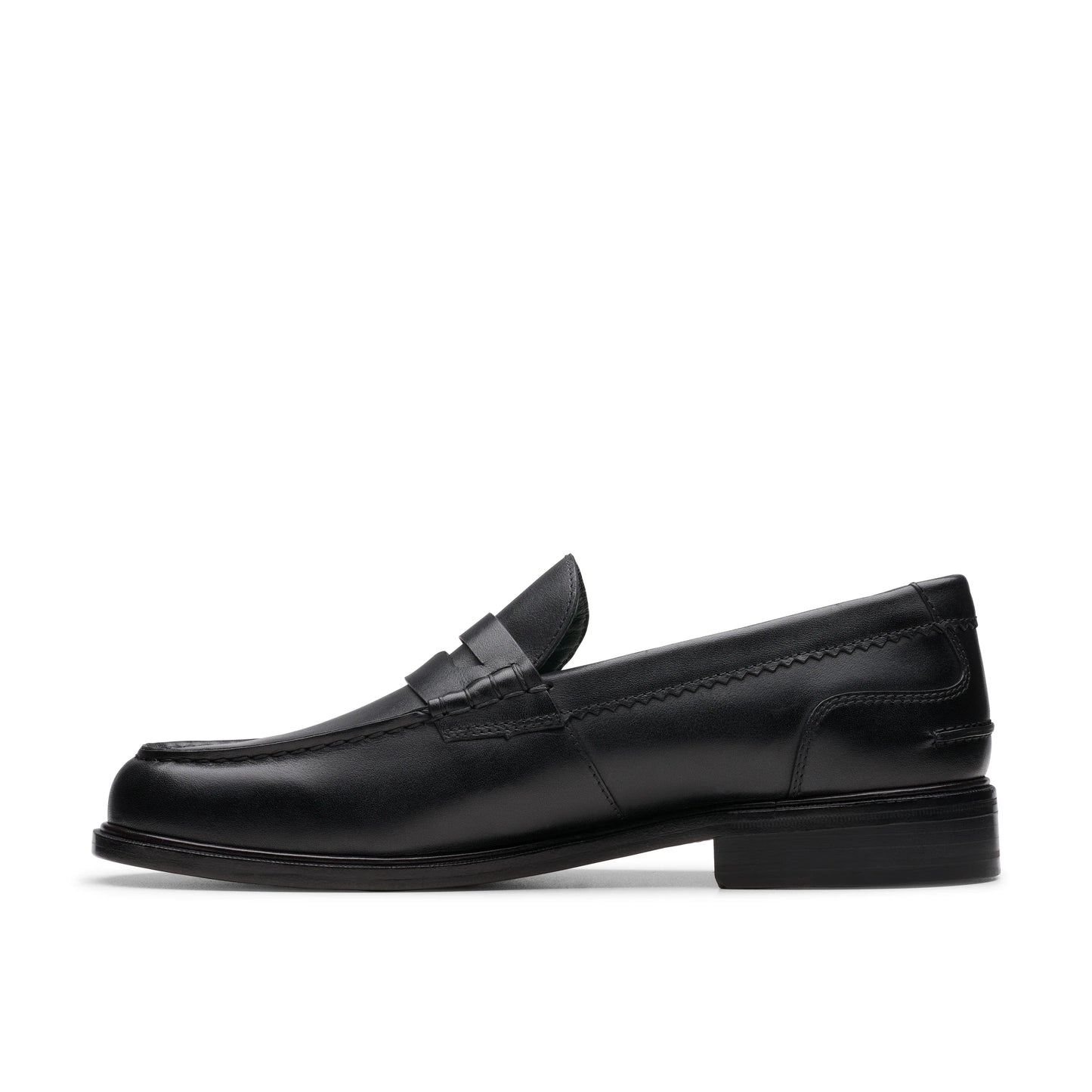 Herren-Abendschuhe von Clarks, Modell Craftjames Lo aus schwarzem Leder, in Schwarz.