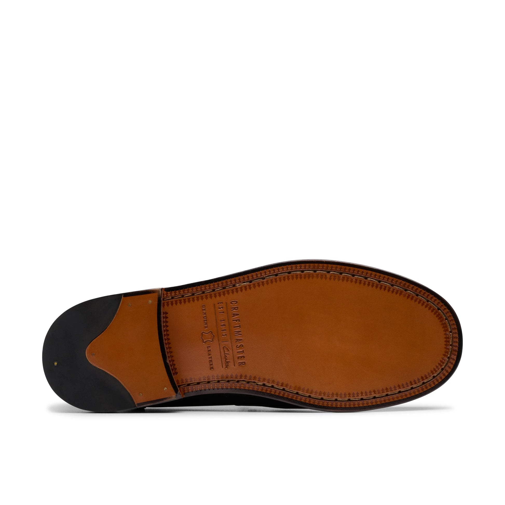 Mocasines De La Marca Clarks  Para Hombre Modelo Craftjames Lo Black Leather En Color Negro