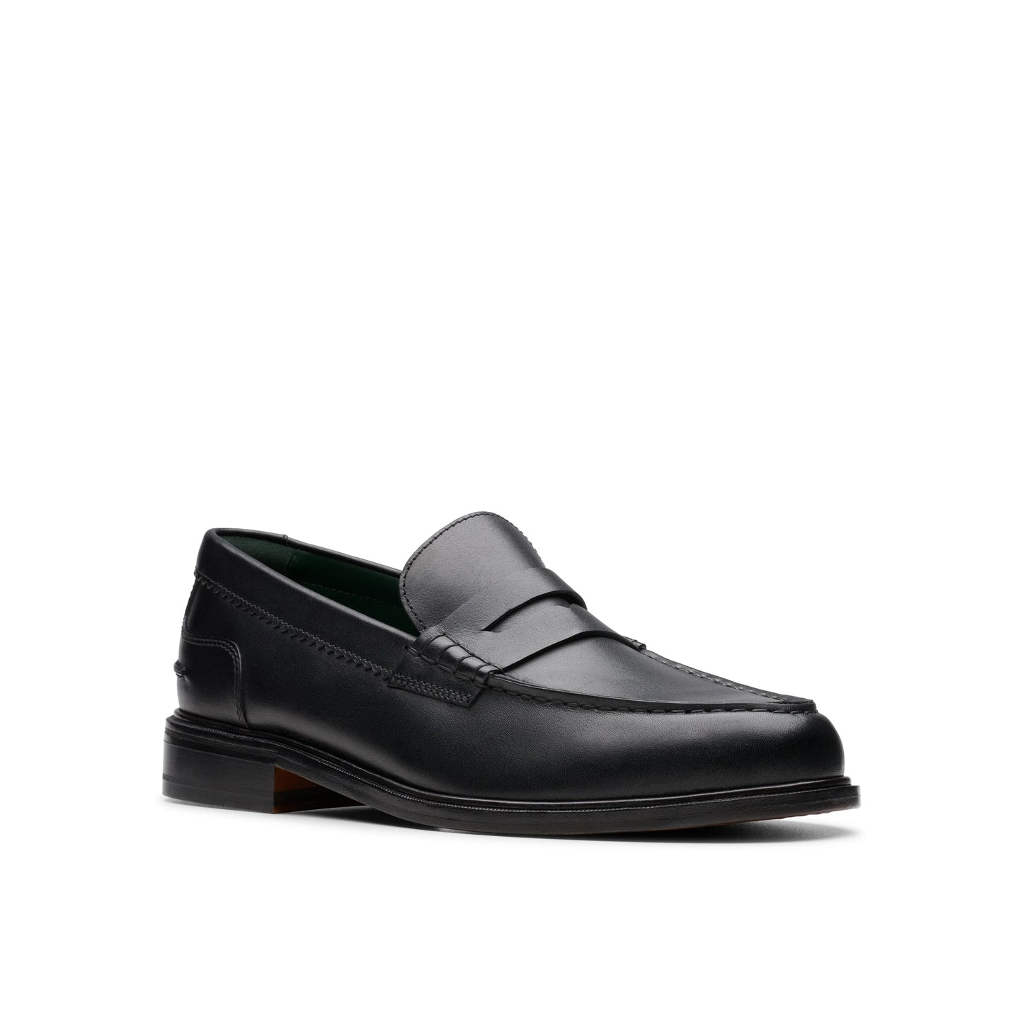 Herren-Abendschuhe von Clarks, Modell Craftjames Lo aus schwarzem Leder, in Schwarz.