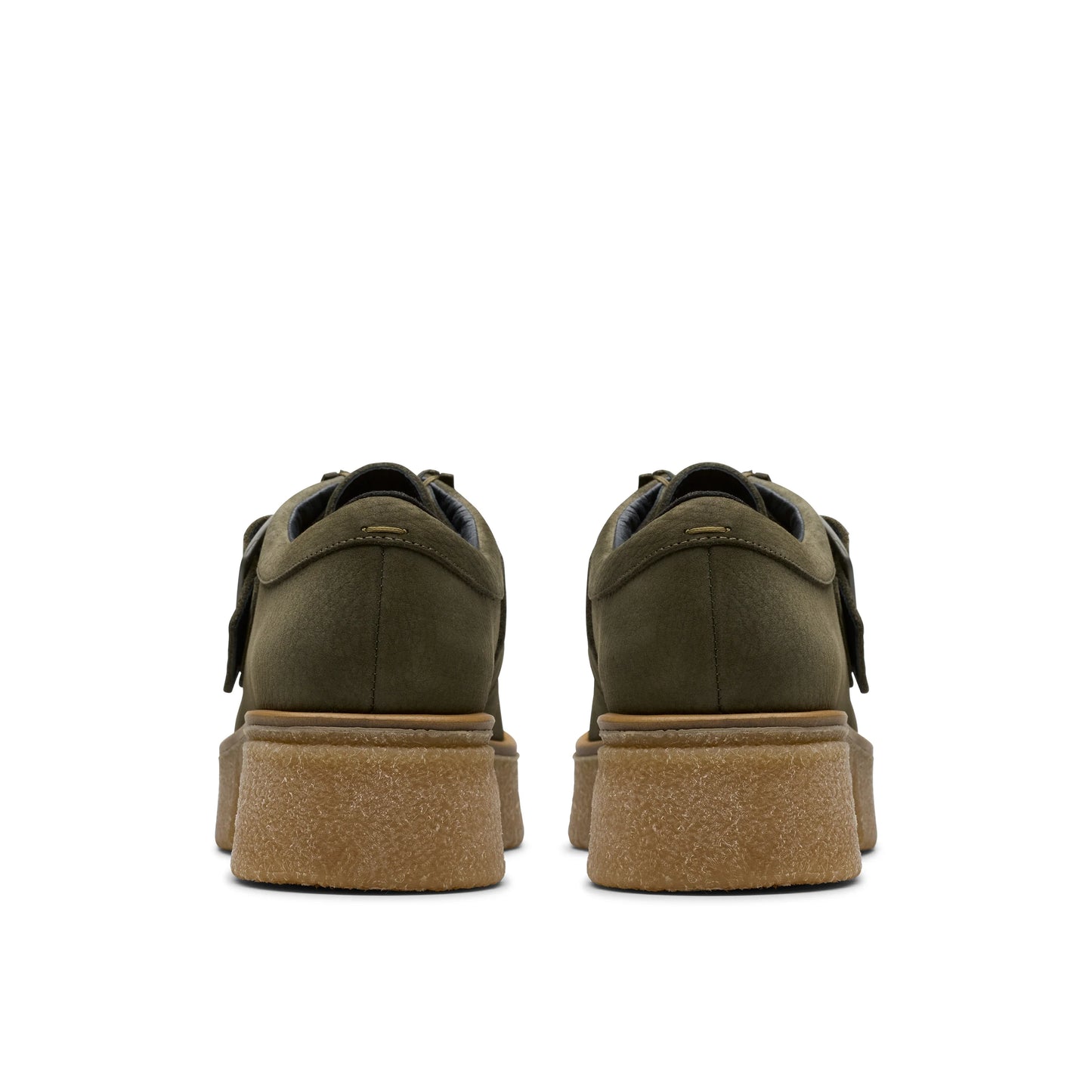Zapatos Casual De La Marca Clarks Para Mujer Modelo Linoso Monk Dark Green Nubuck En Color Green