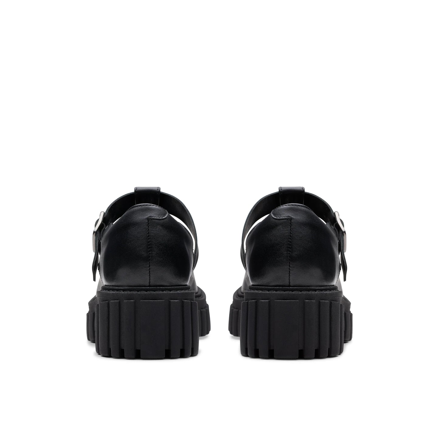 Zapatos Casual De La Marca Clarks Para Mujer Modelo Page Bar Black Leather En Color Negro