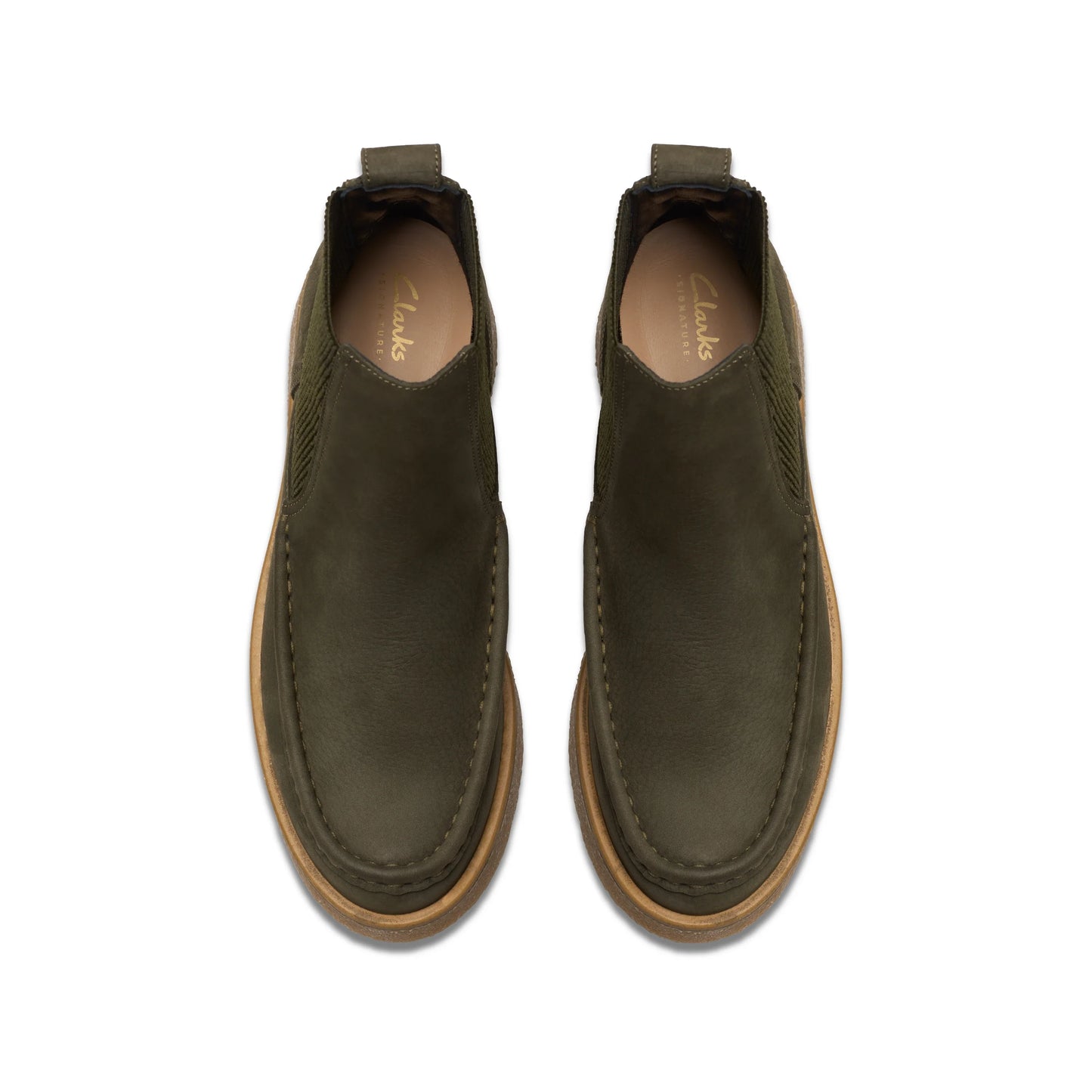 Botas De La Marca Clarks Para Mujer Modelo Linoso Top Dark Green Nubuck En Color Green