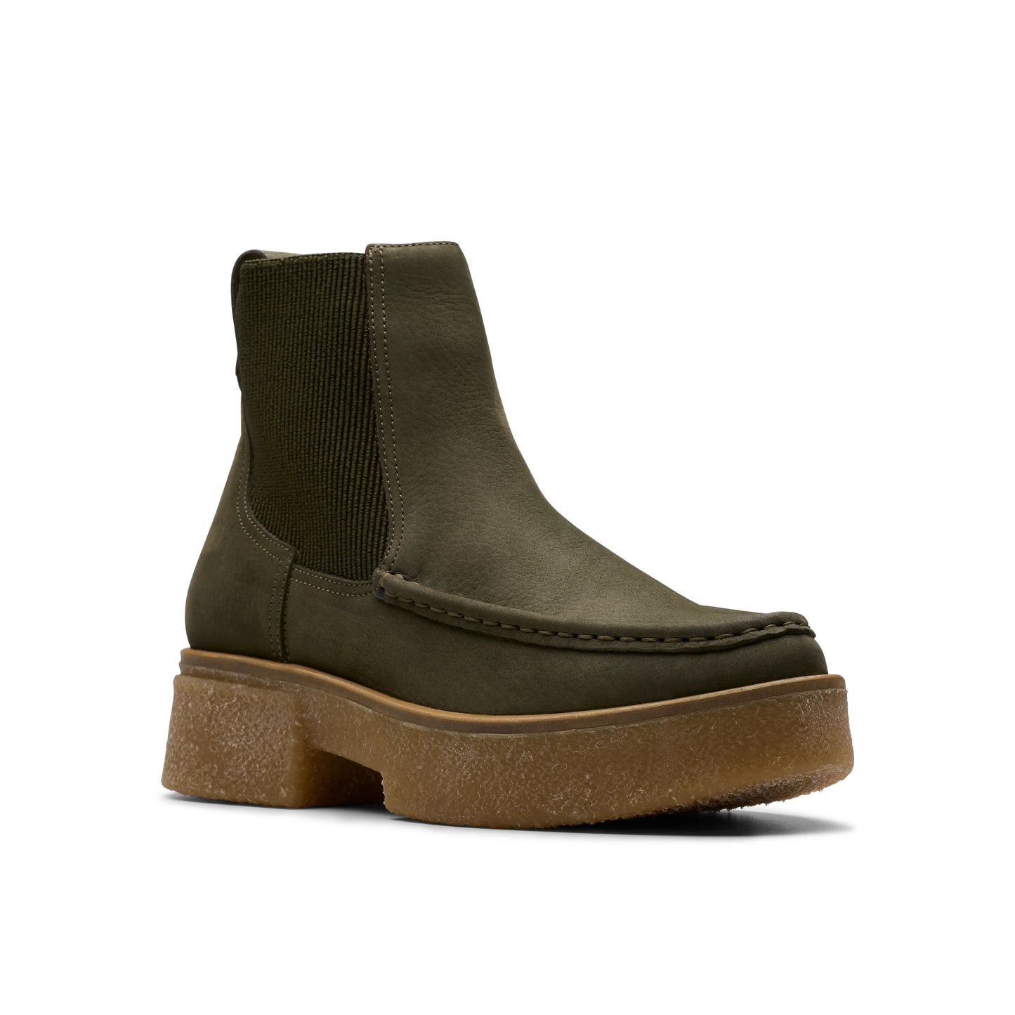 Botas De La Marca Clarks Para Mujer Modelo Linoso Top Dark Green Nubuck En Color Green