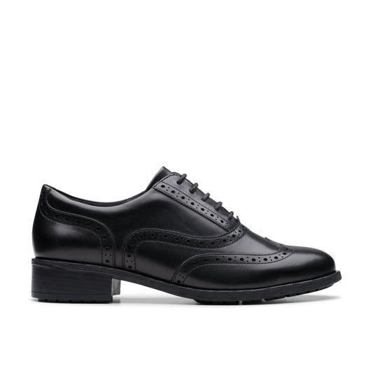 Chaussures habillées Clarks Havisham Oak en cuir noir pour femme