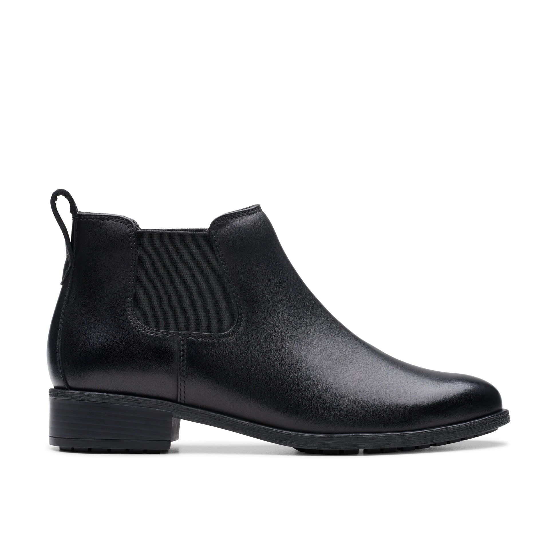 Botines De La Marca Clarks  Para Mujer Modelo Havisham Top Black Leather En Color Negro