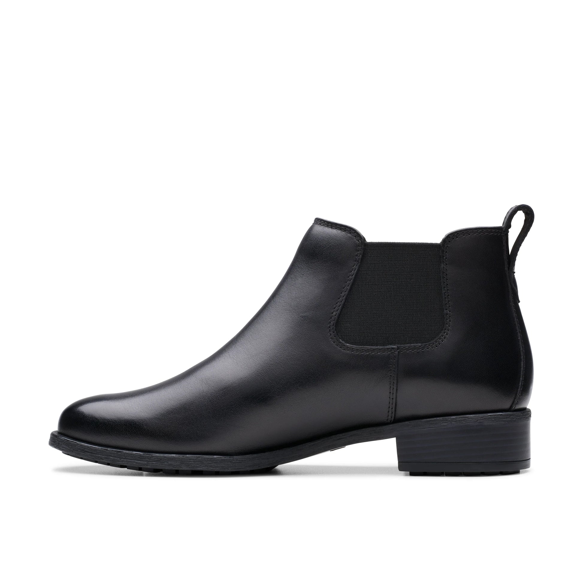 Botines De La Marca Clarks  Para Mujer Modelo Havisham Top Black Leather En Color Negro