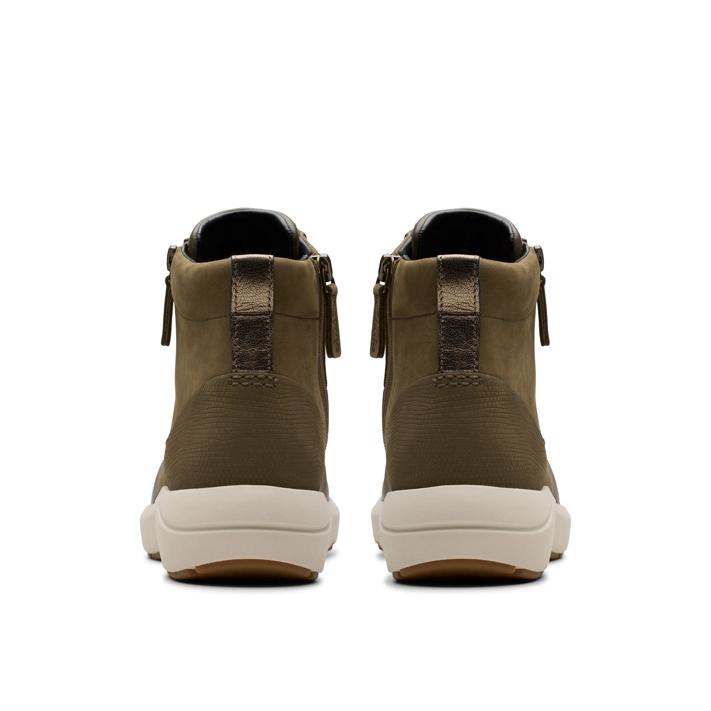 Botines De La Marca Clarks Para Mujer Modelo Tivoli Lane Dark Olive Combination En Color Verde