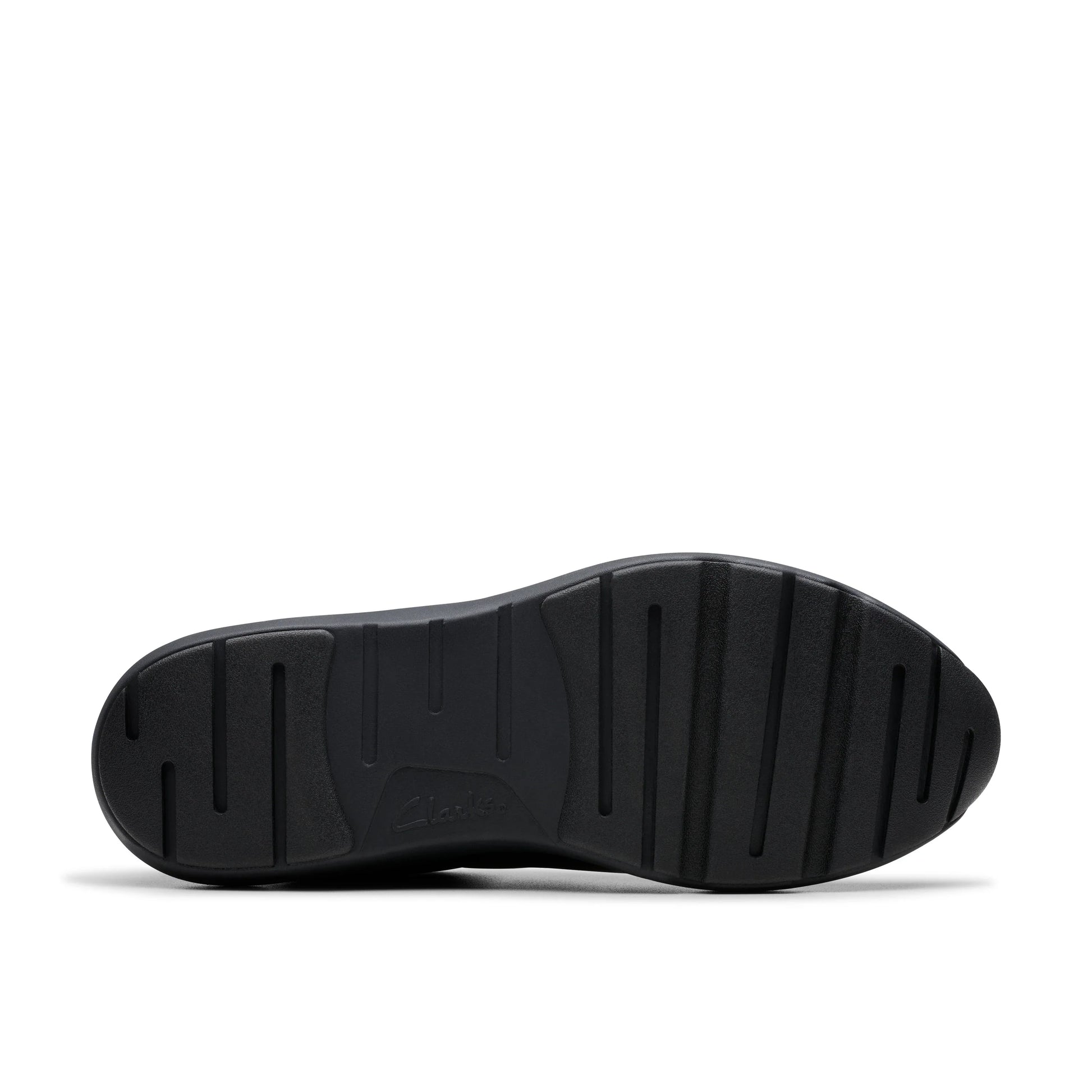 Жіноче спортивне взуття Clarks модель Tivoli Zip Black Combi чорного кольору.