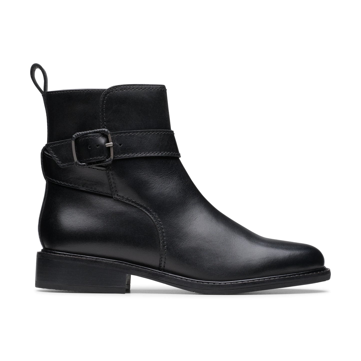 Botines De La Marca Clarks Para Mujer Modelo Renewal Style Black Leather En Color Negro
