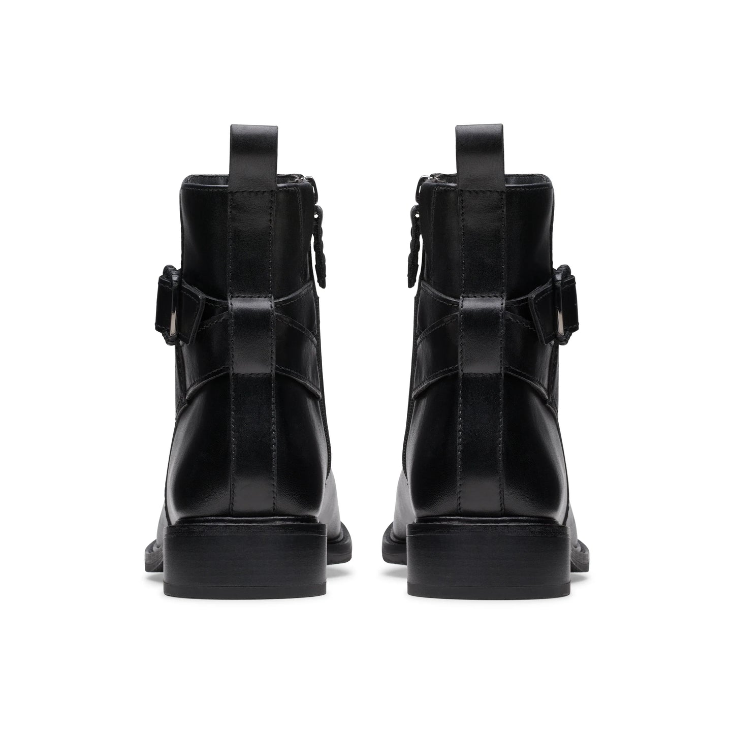 Botines De La Marca Clarks Para Mujer Modelo Renewal Style Black Leather En Color Negro