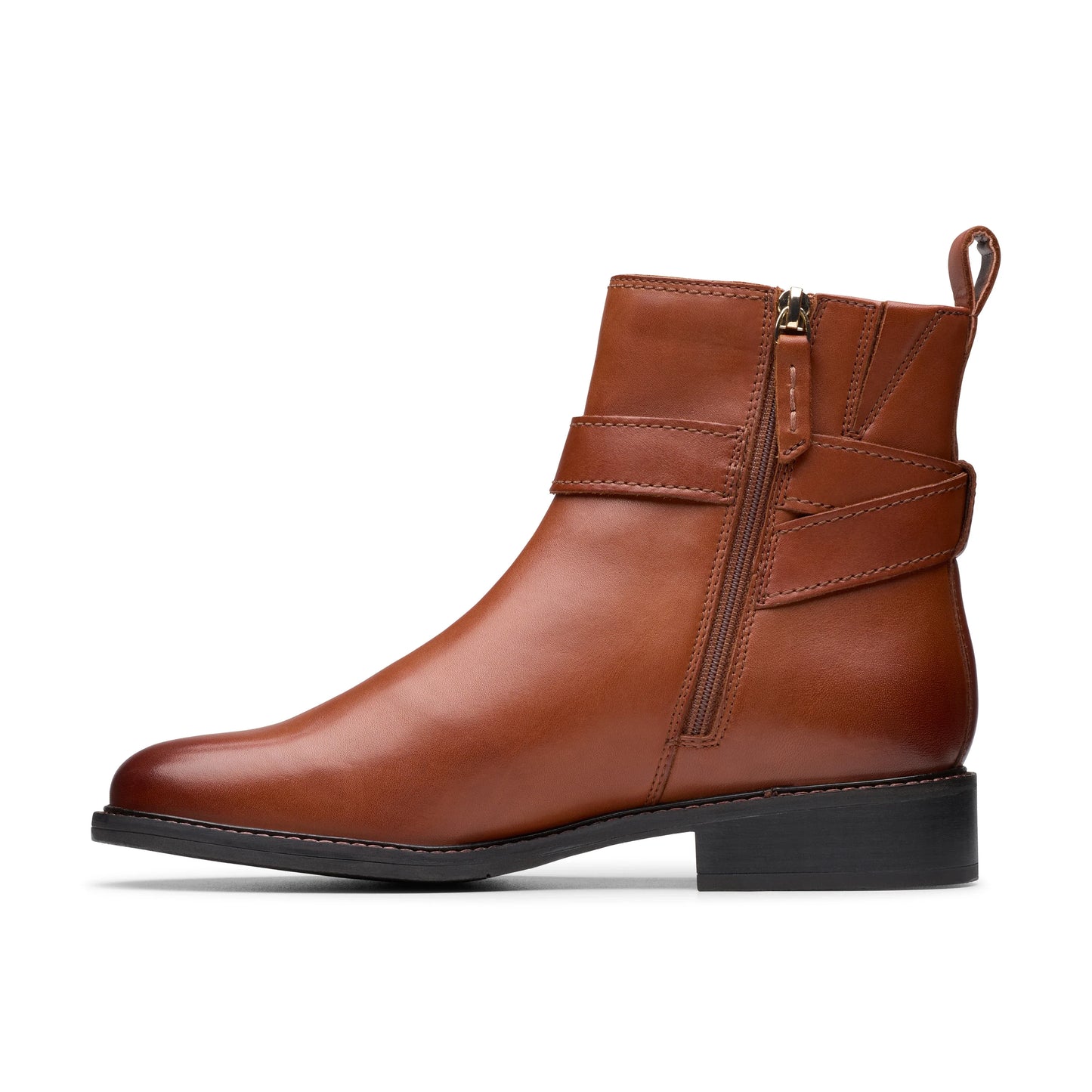 Botas De La Marca Clarks Para Mujer Modelo Renewal Style British Tan Leather En Color Beige