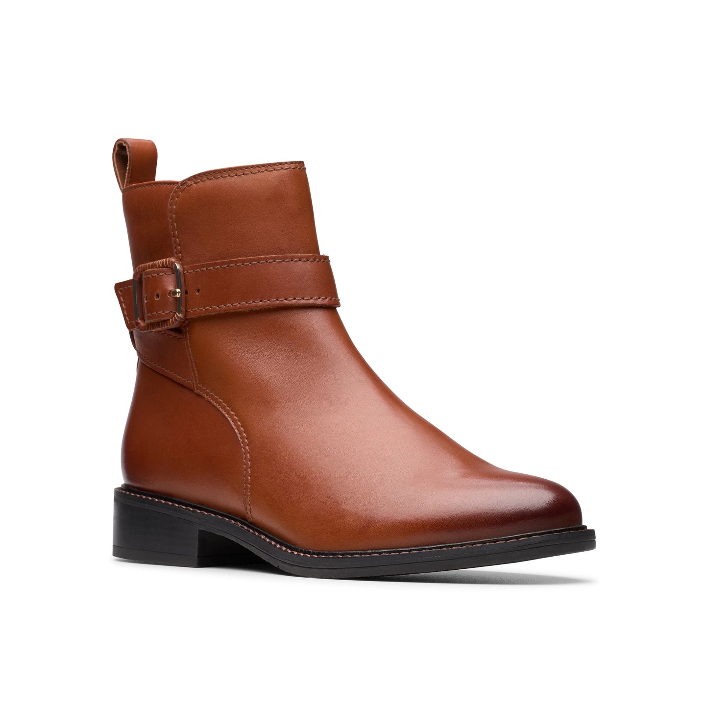 Botas De La Marca Clarks Para Mujer Modelo Renewal Style British Tan Leather En Color Beige