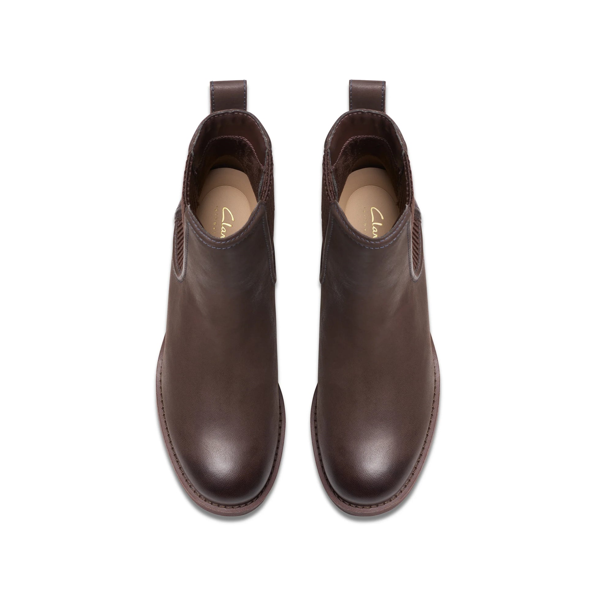 Bottes pour femmes Clarks, Chamberly Top Dark Brown, en marron.