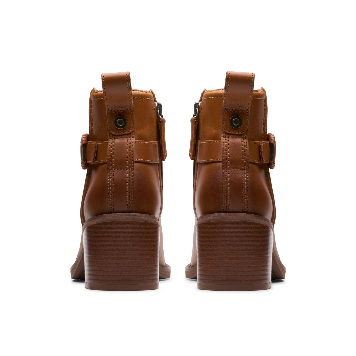 Botas De La Marca Clarks Para Mujer Modelo Chamberly Trim Mid Tan Leather En Color Beige