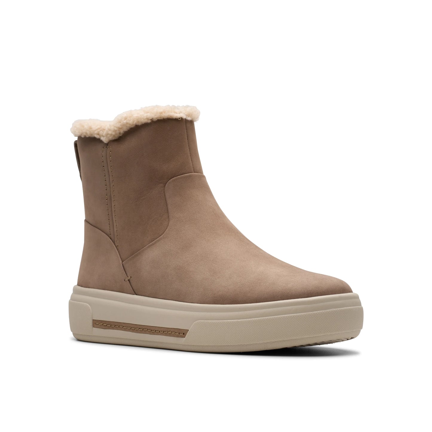 Botas De La Marca Clarks Para Mujer Modelo Hollyhock Lane Pebble Wlined En Color Beige