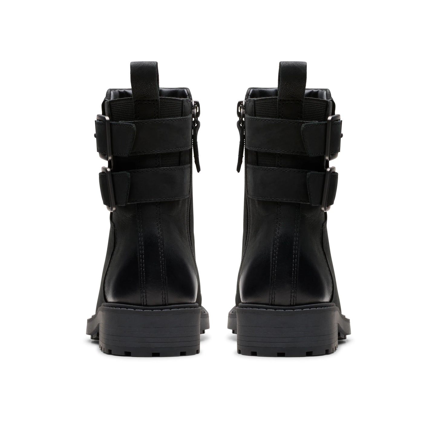 Botines De La Marca Clarks Para Mujer Modelo Orinoco2 Bay Black Leather En Color Negro