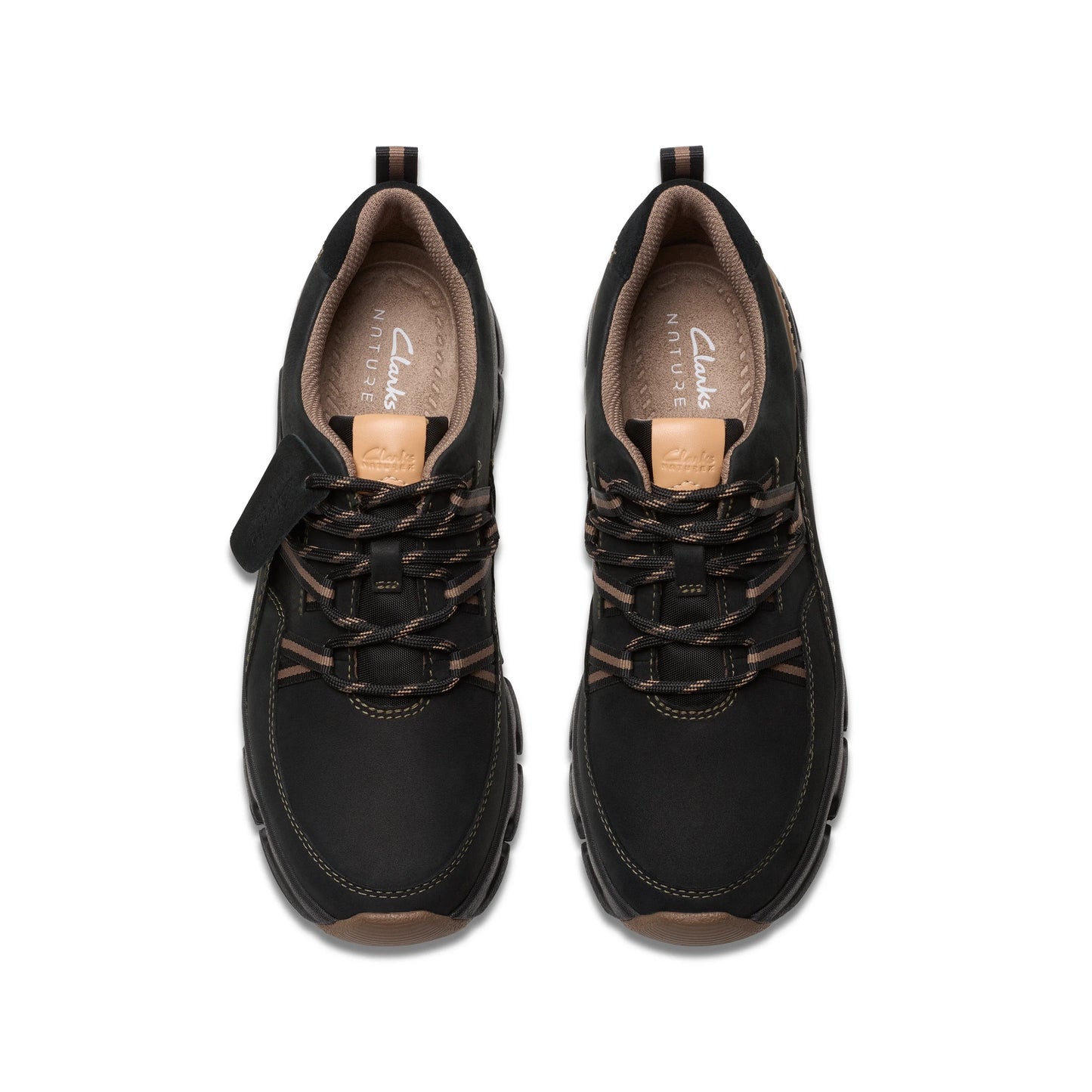 Sneakers De La Marca Clarks Para Mujer Modelo Naturex Tie Wp Black Combination Nbk En Color Negro