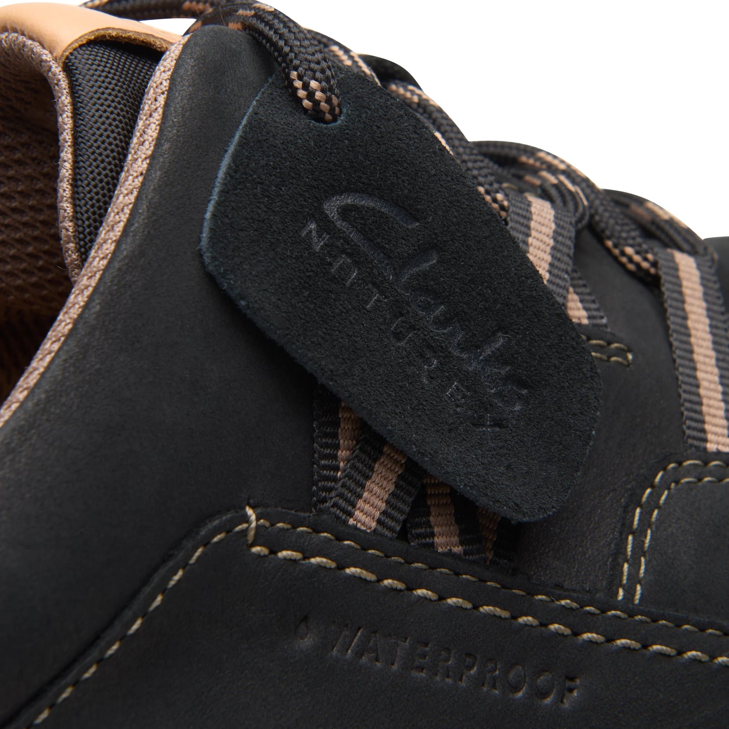 Sneakers De La Marca Clarks Para Mujer Modelo Naturex Tie Wp Black Combination Nbk En Color Negro