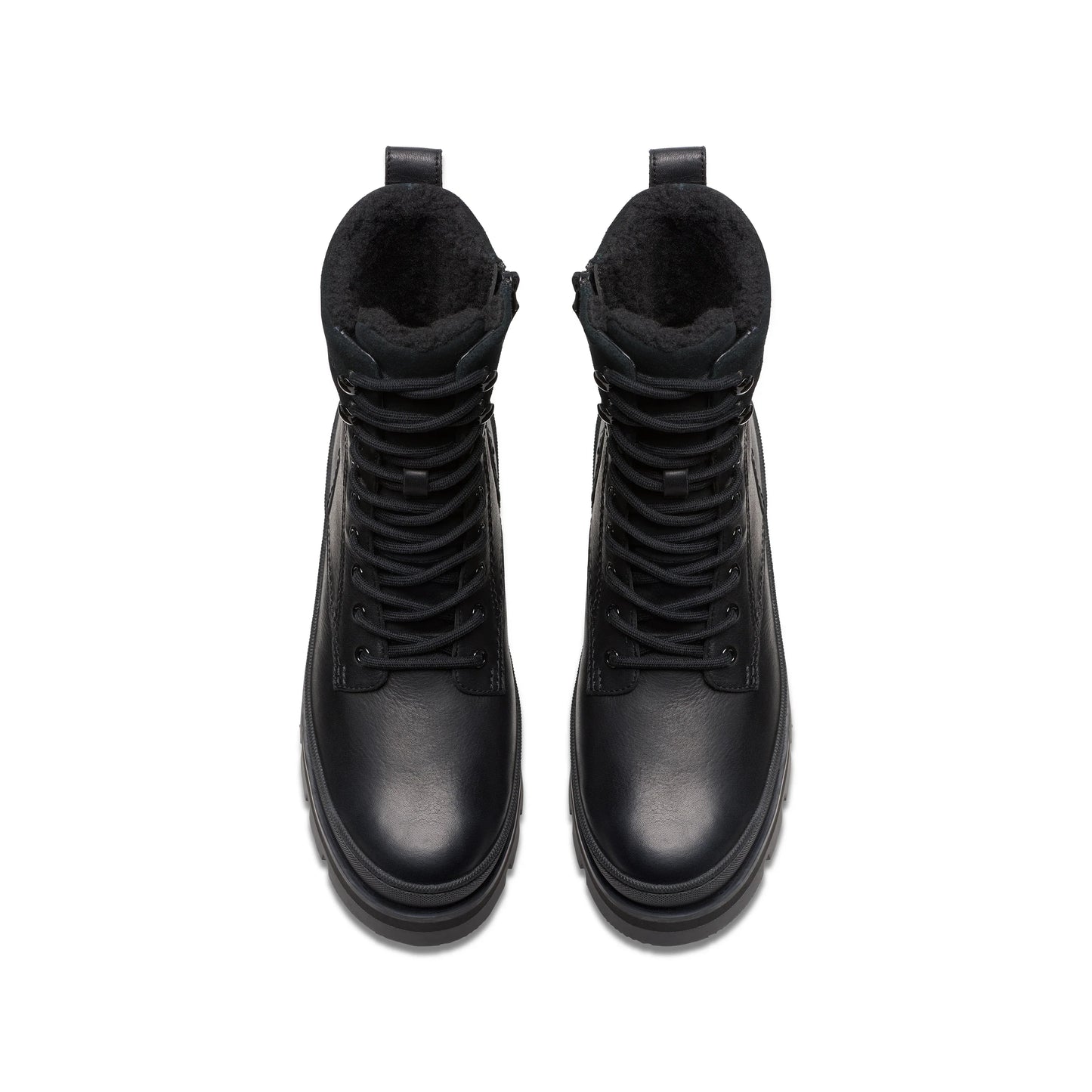 Botas De La Marca Clarks Para Mujer Modelo Orianna2 Hike Black Wlined Leather En Color Negro