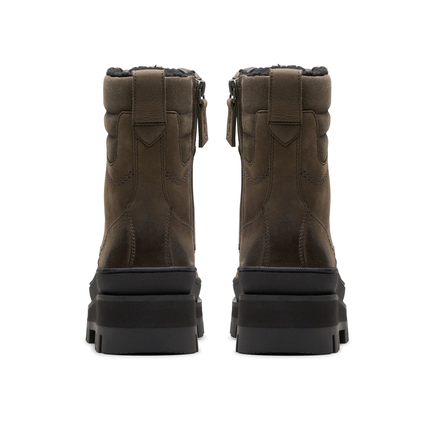 Botas De La Marca Clarks Para Mujer Modelo Orianna2 Hike Grey Wlined Nubuck En Color Gris