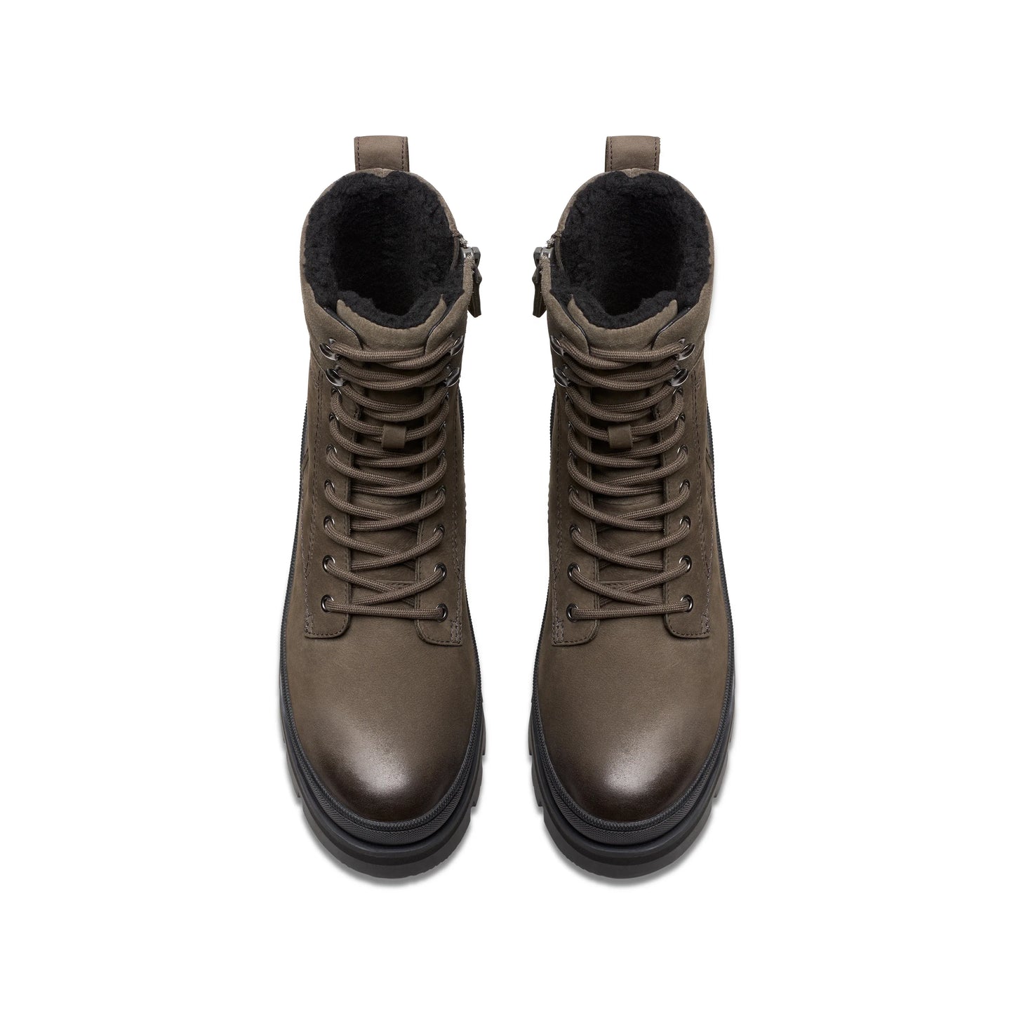 Botas De La Marca Clarks Para Mujer Modelo Orianna2 Hike Grey Wlined Nubuck En Color Gris