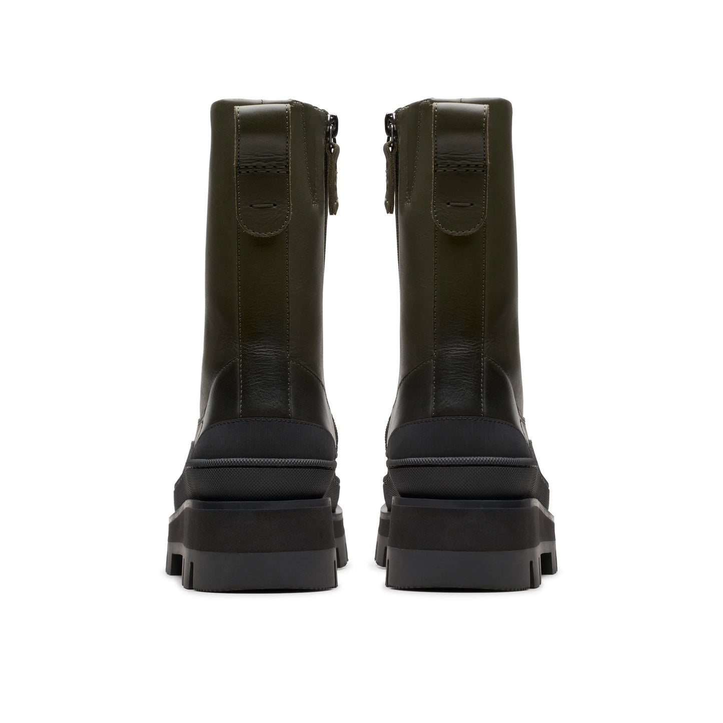 Botas De La Marca Clarks Para Mujer Modelo Orianna2 Rise Dark Green Leather En Color Verde