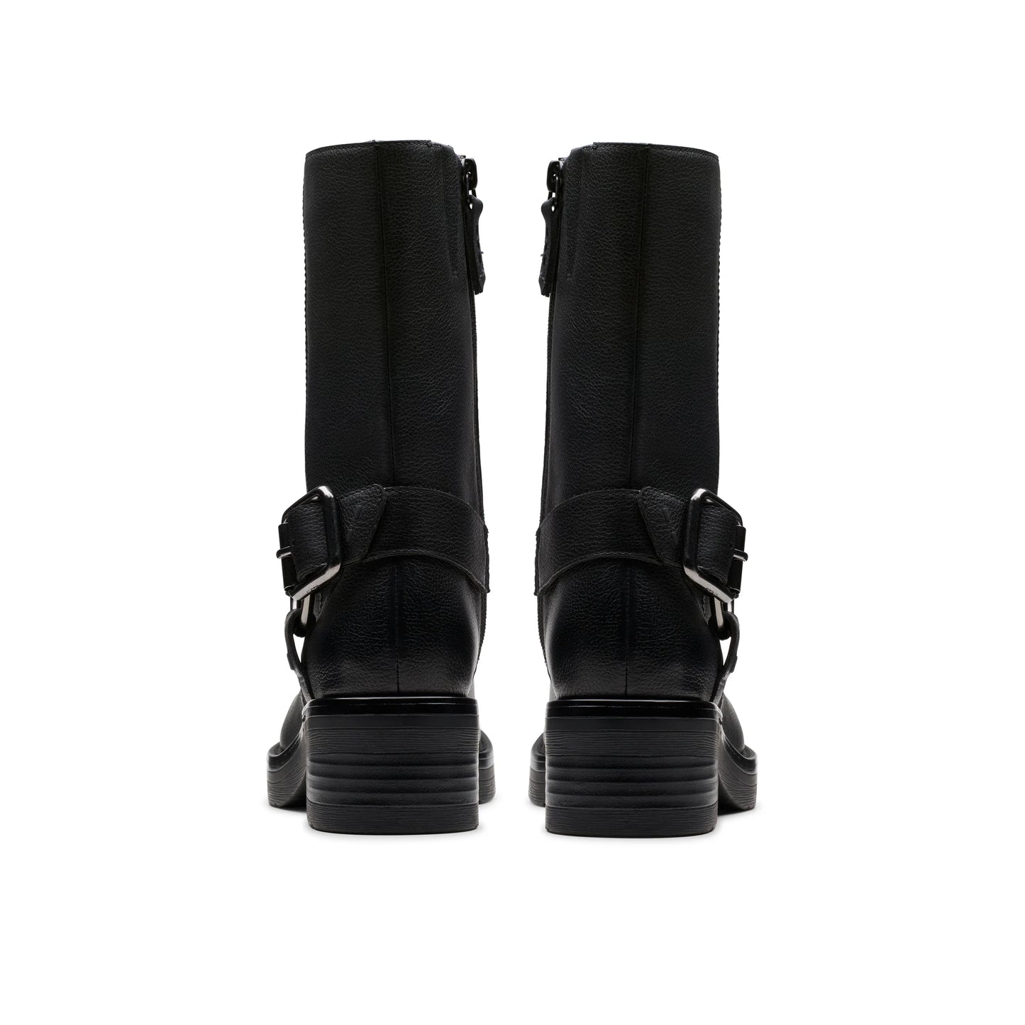 Botas De La Marca Clarks Para Mujer Modelo Rebelle Up Black Leather En Color Negro