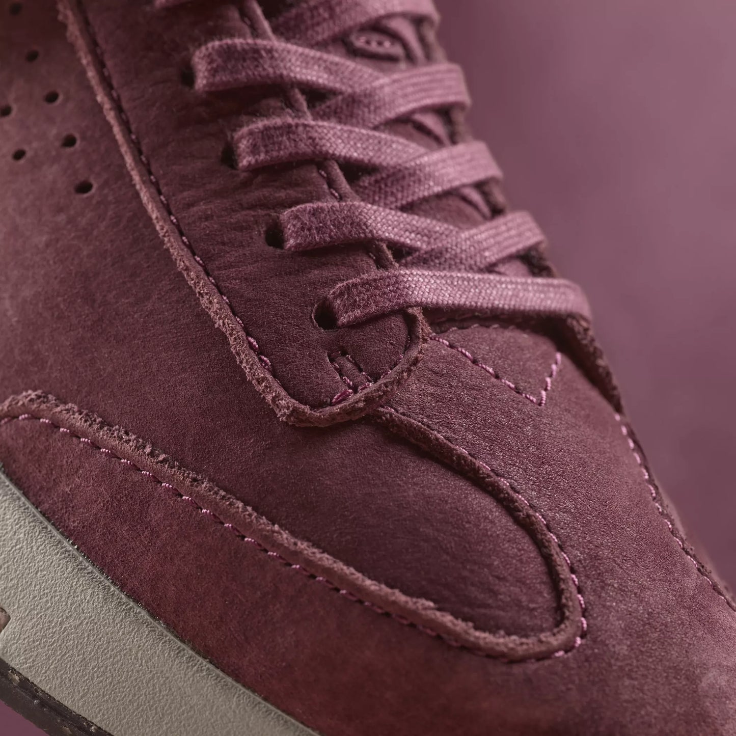 Sneakers De La Marca Clarks Para Mujer Modelo Craft Speed Burgundy Nubuck En Color Rojo