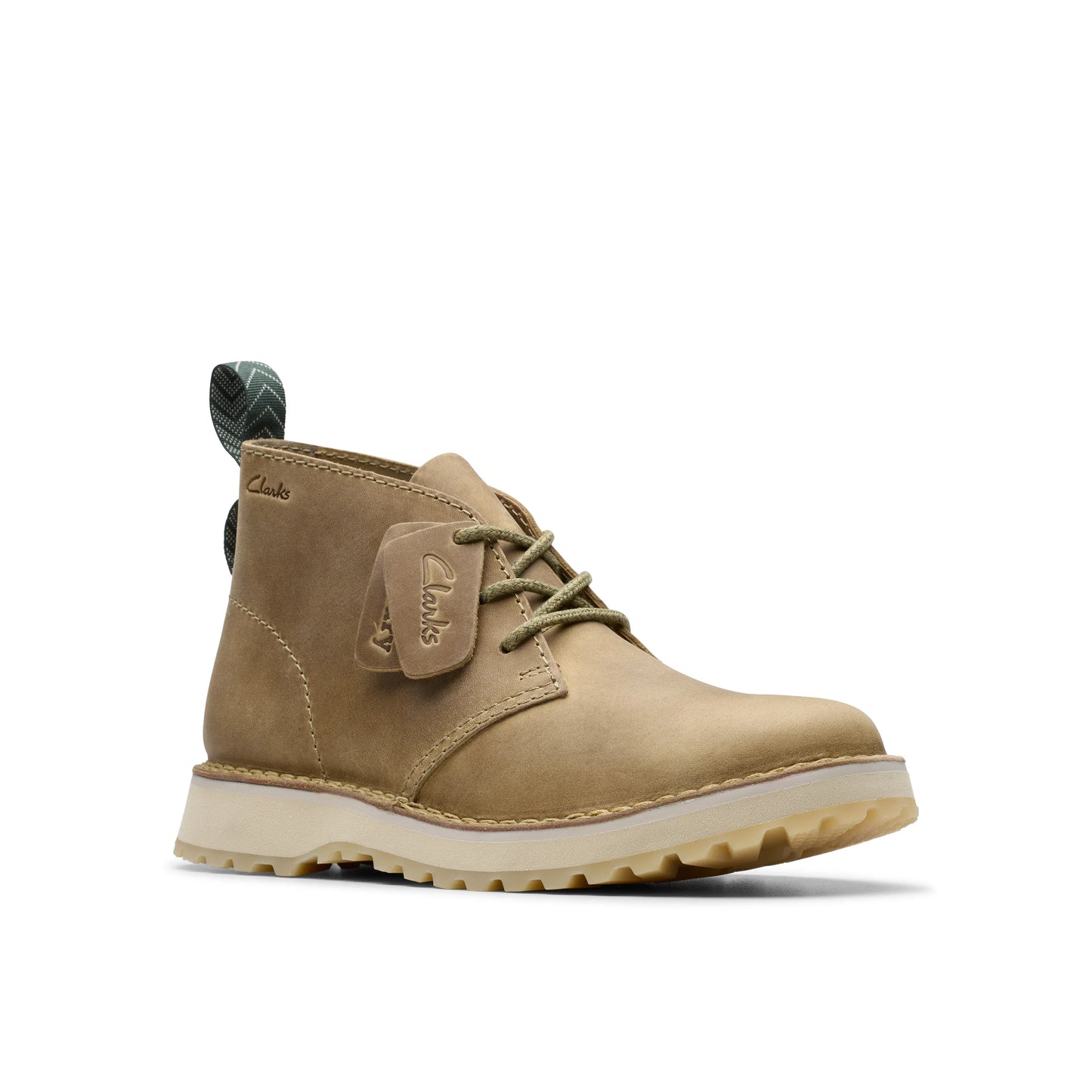 Botines De La Marca Clarks Para Hombre Modelo Solsbury Db Dark Sand Leather En Color Beige