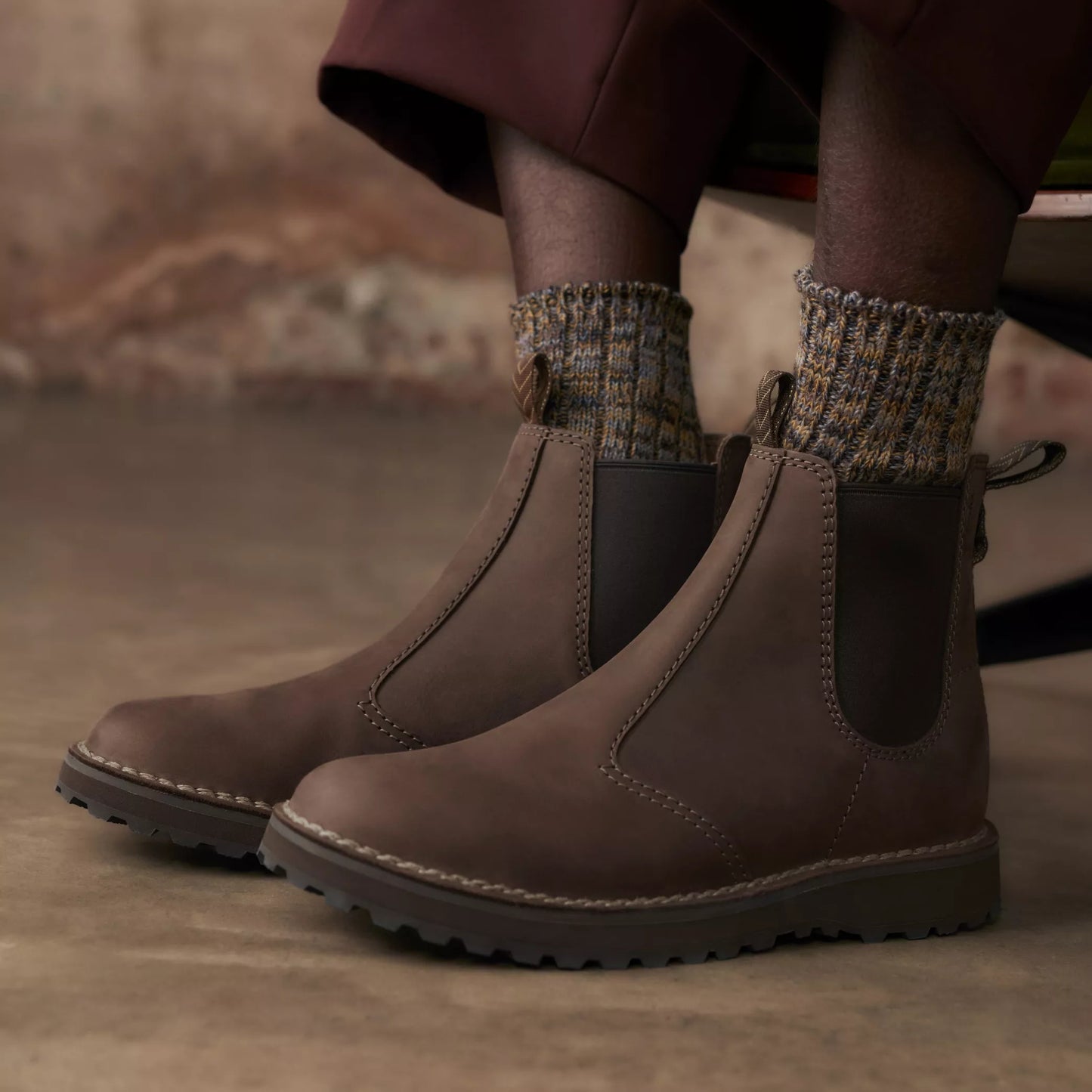 Botas De La Marca Clarks Para Hombre Modelo Solsbury Easy Dark Brown Leather En Color Marrón
