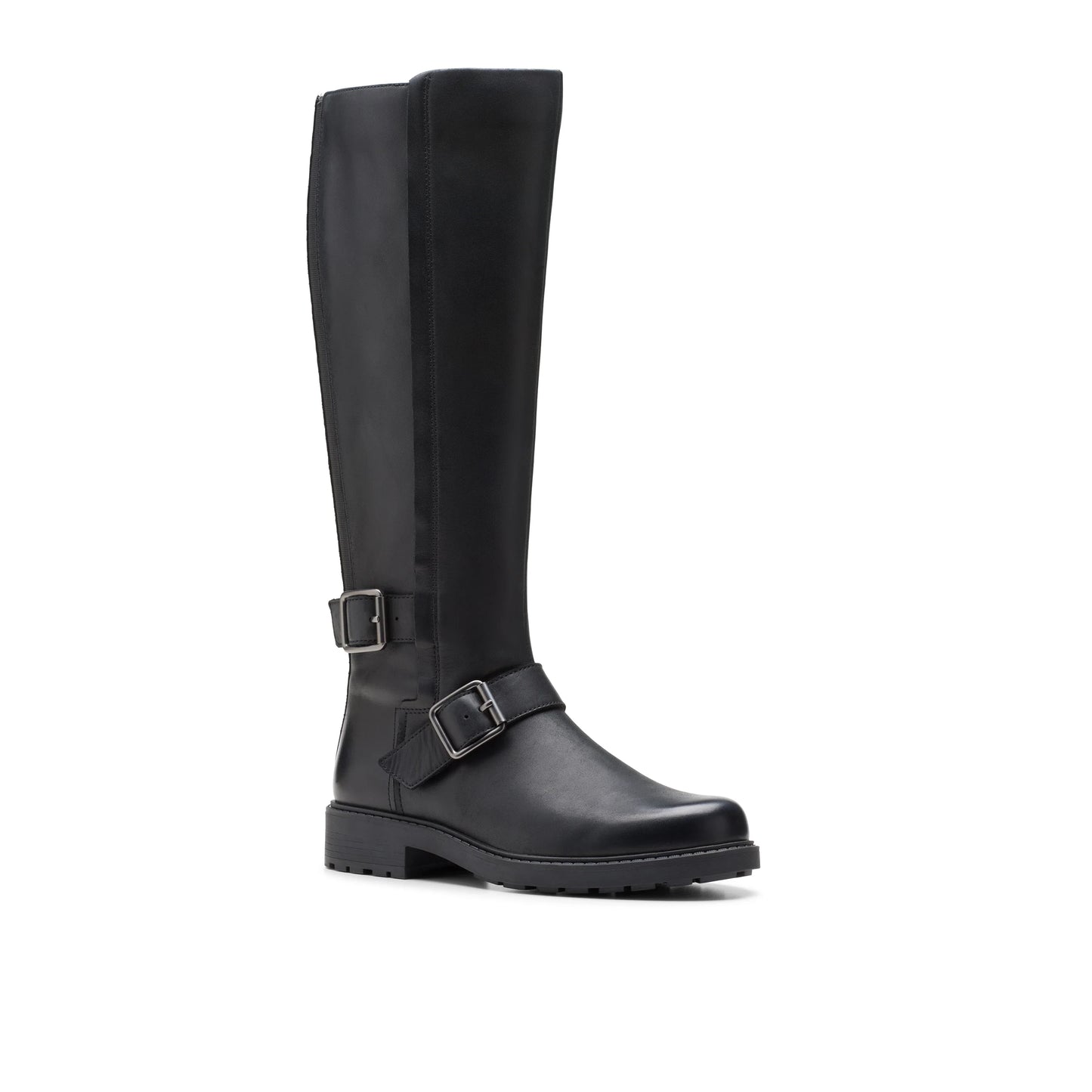 Botas De La Marca Clarks Para Mujer Modelo Orinoco2 Tall Black Leather En Color Negro
