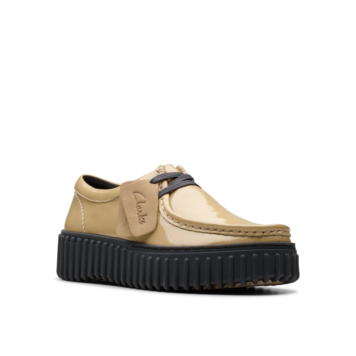 Zapatos Casual De La Marca Clarks Para Mujer Modelo Torhill Bee Beige Patent En Color Beige