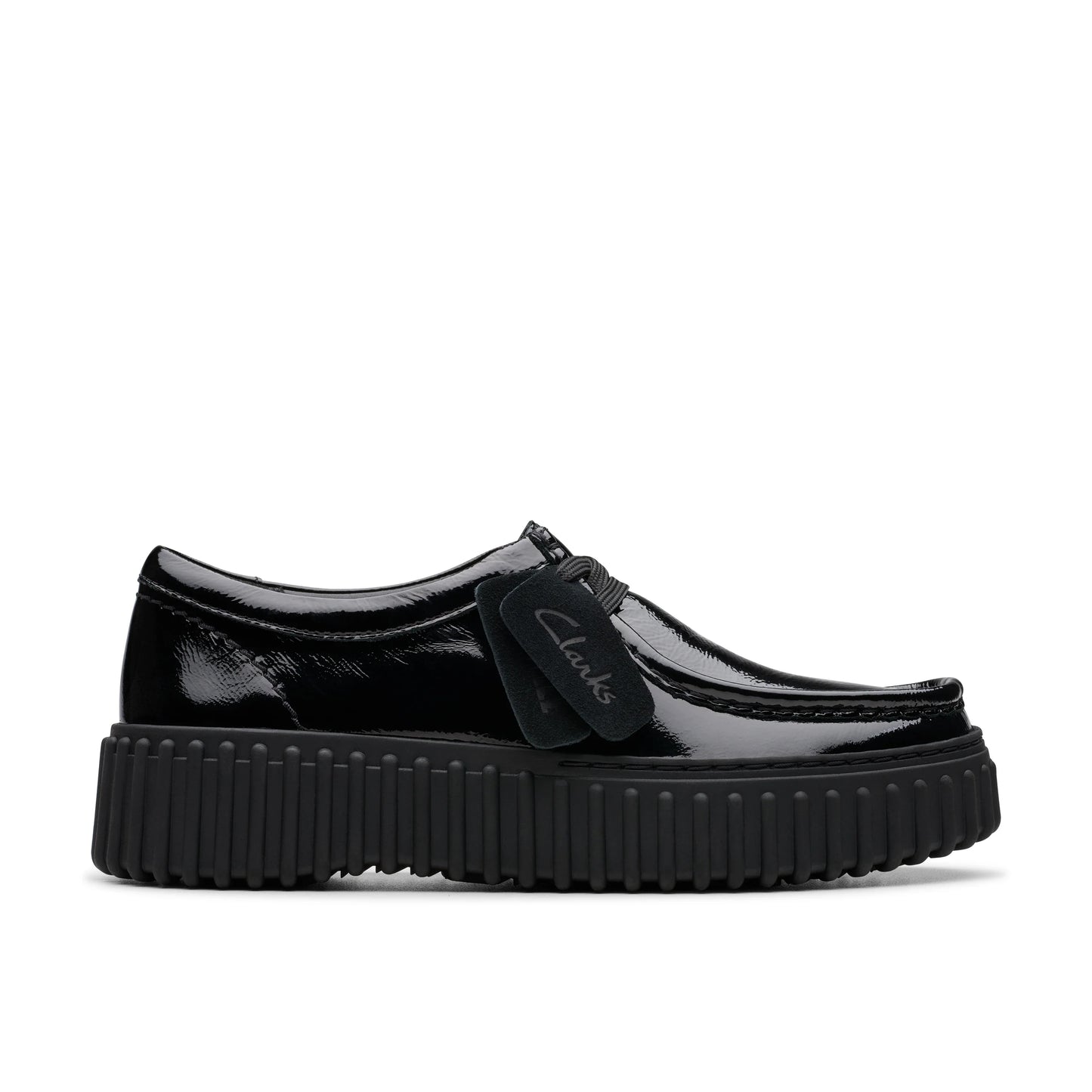 Zapatos Casual De La Marca Clarks Para Mujer Modelo Torhill Bee Black Patent En Color Negro