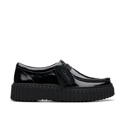 Zapatos Casual De La Marca Clarks  Para Mujer Modelo Torhill Bee Black Patent En Color Negro
