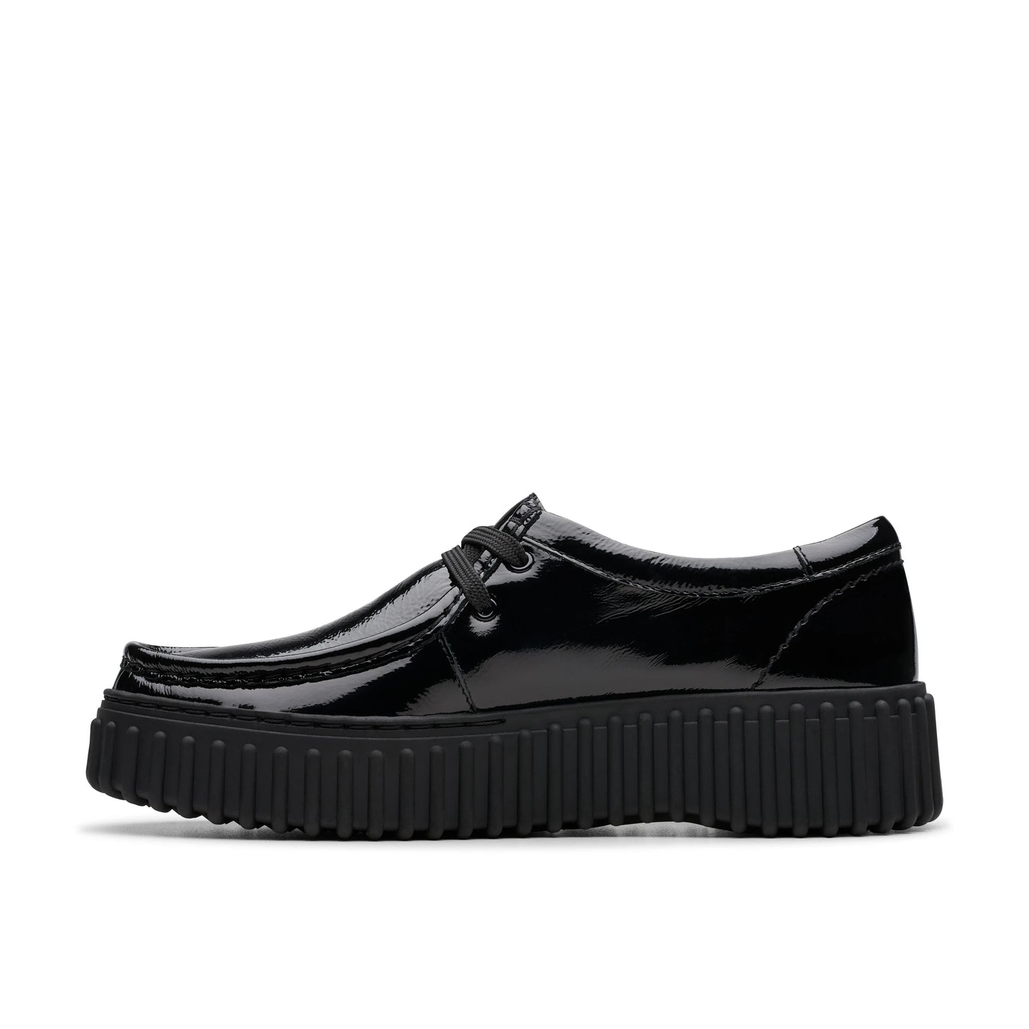 Zapatos Casual De La Marca Clarks Para Mujer Modelo Torhill Bee Black Patent En Color Negro