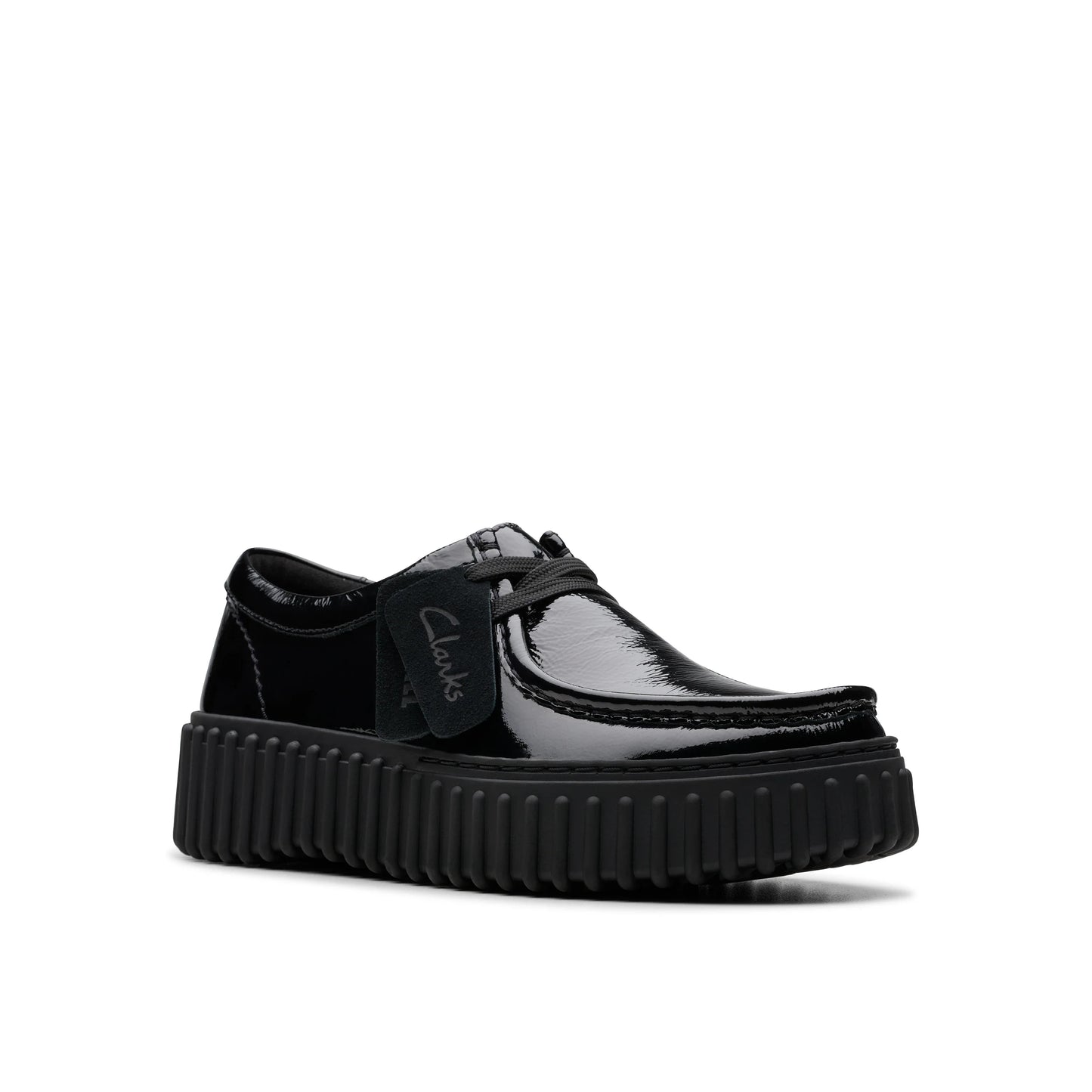 Zapatos Casual De La Marca Clarks Para Mujer Modelo Torhill Bee Black Patent En Color Negro