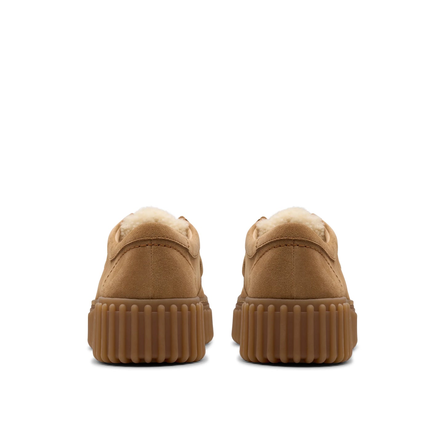 Wallabee De La Marca Clarks Para Mujer Modelo Torhill Bee Light Sand Interest En Color Beige