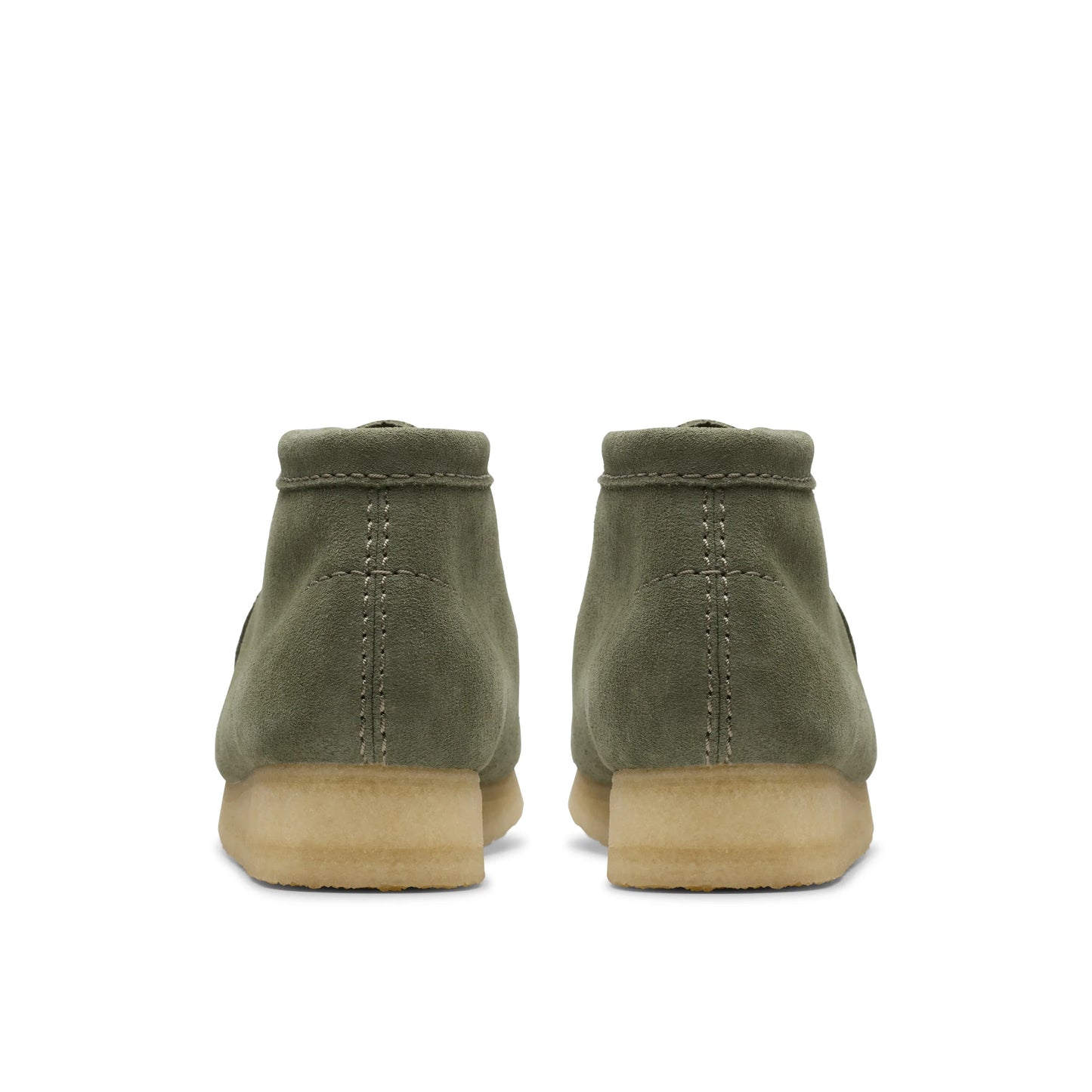 Botas De La Marca Clarks Para Mujer Modelo Wallabee Boot Khaki/Green Suede En Color Caqui