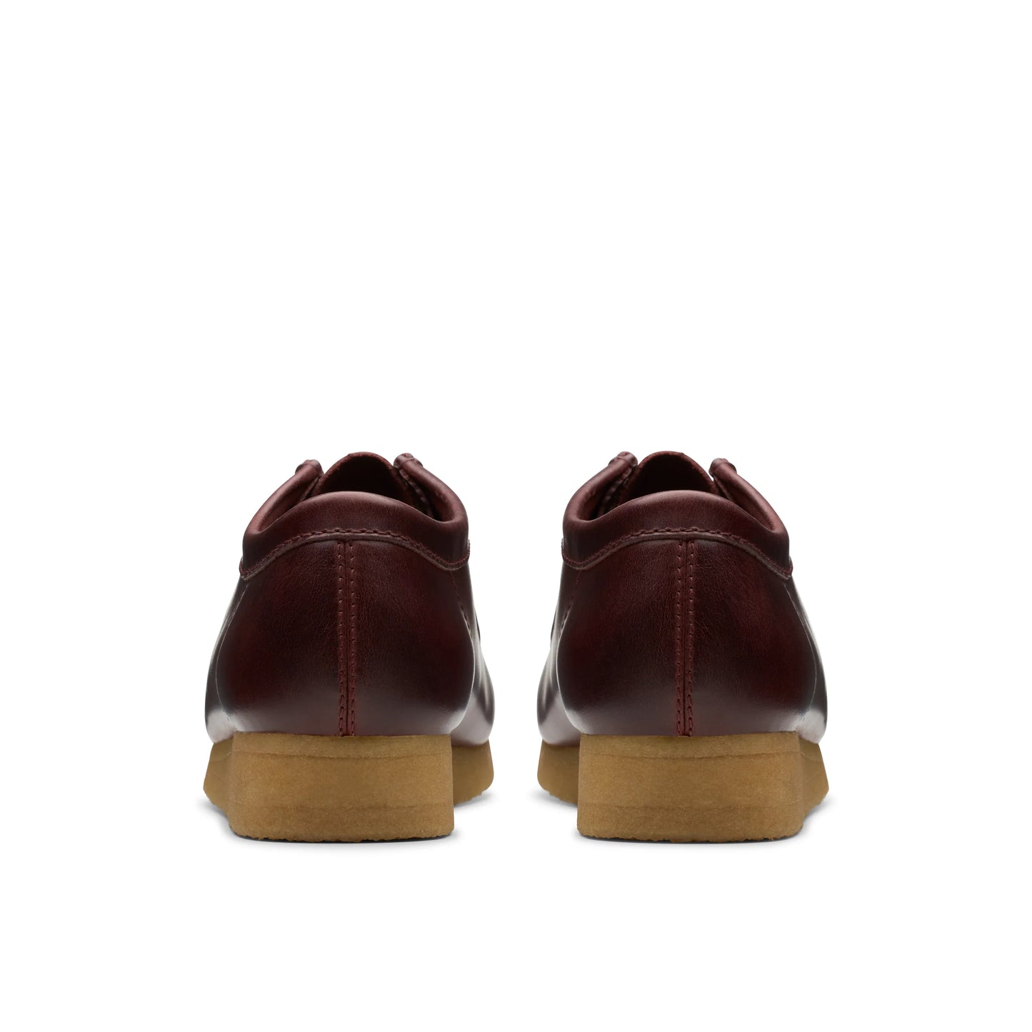 Zapatos Casual De La Marca Clarks Para Hombre Modelo Wallabee Deep Red Leather En Color Rojo