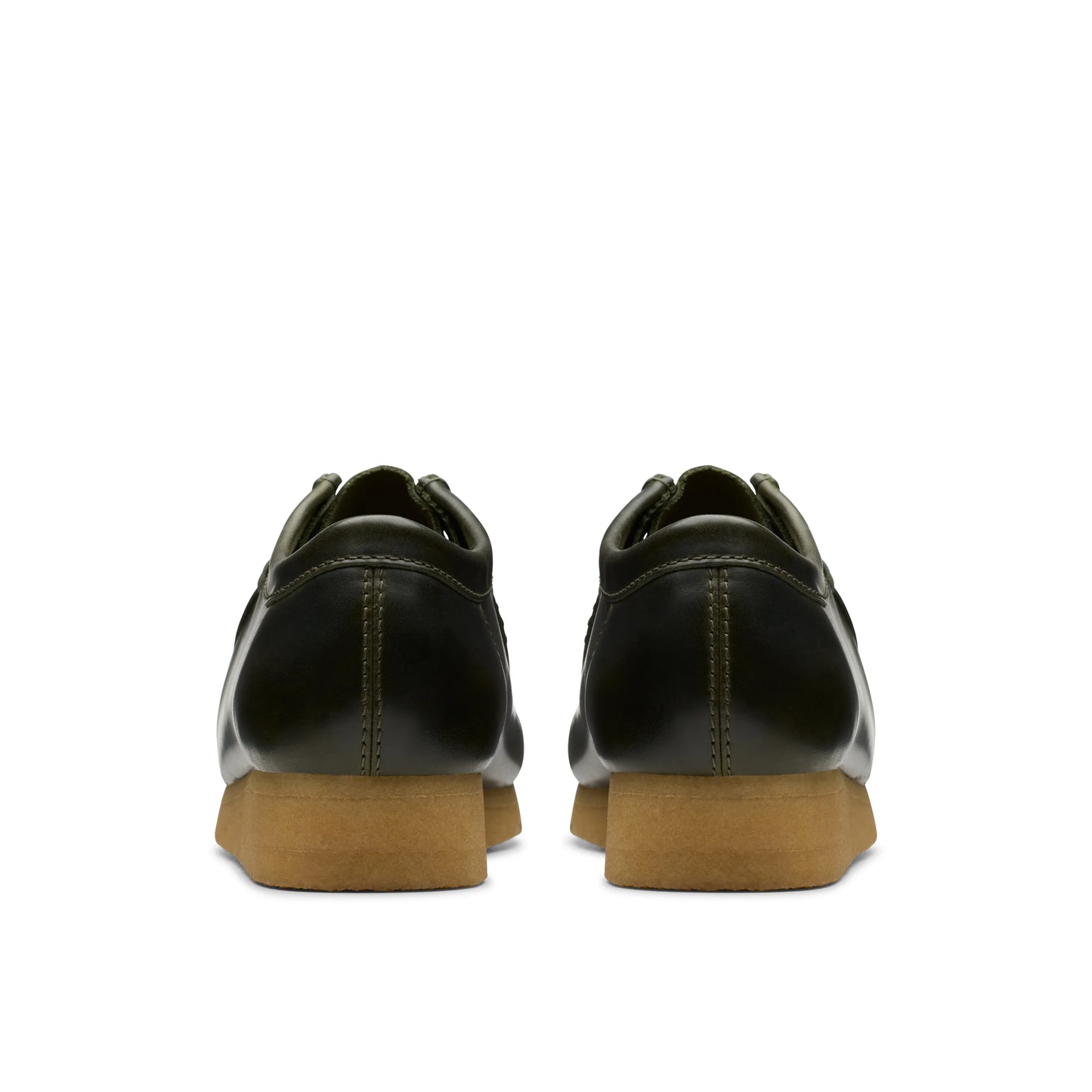 Zapatos Casual De La Marca Clarks Para Hombre Modelo Wallabee Forest Green Leather En Color Verde