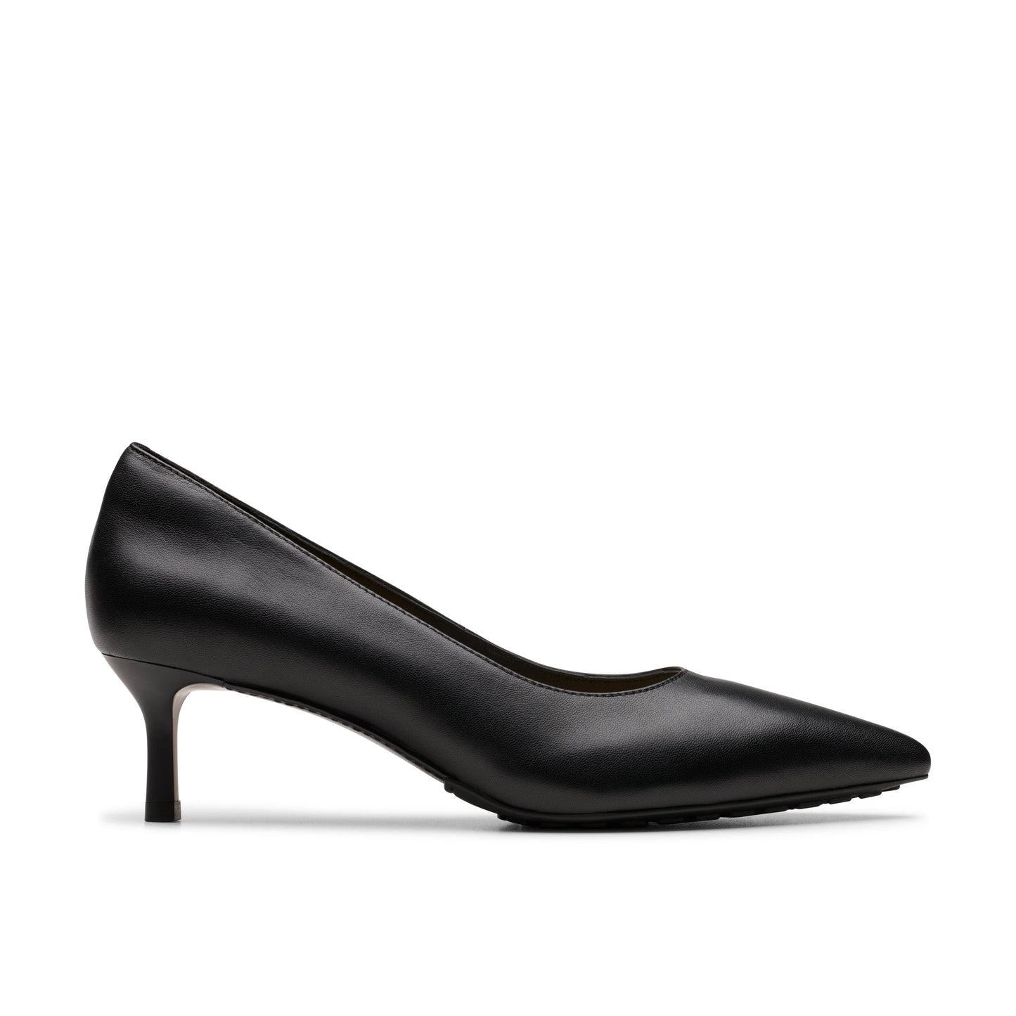 Zapatos De Vestir De La Marca Clarks Para Mujer Modelo Adela Court Black Leather En Color Negro