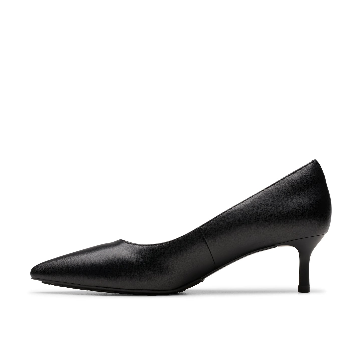 Zapatos De Vestir De La Marca Clarks Para Mujer Modelo Adela Court Black Leather En Color Negro