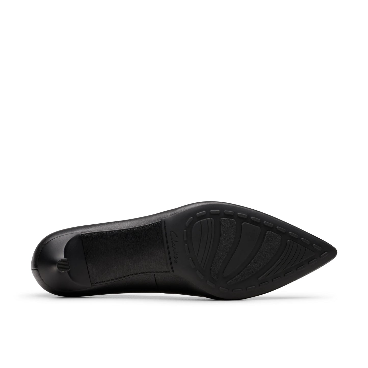 Zapatos De Vestir De La Marca Clarks Para Mujer Modelo Adela Court Black Leather En Color Negro