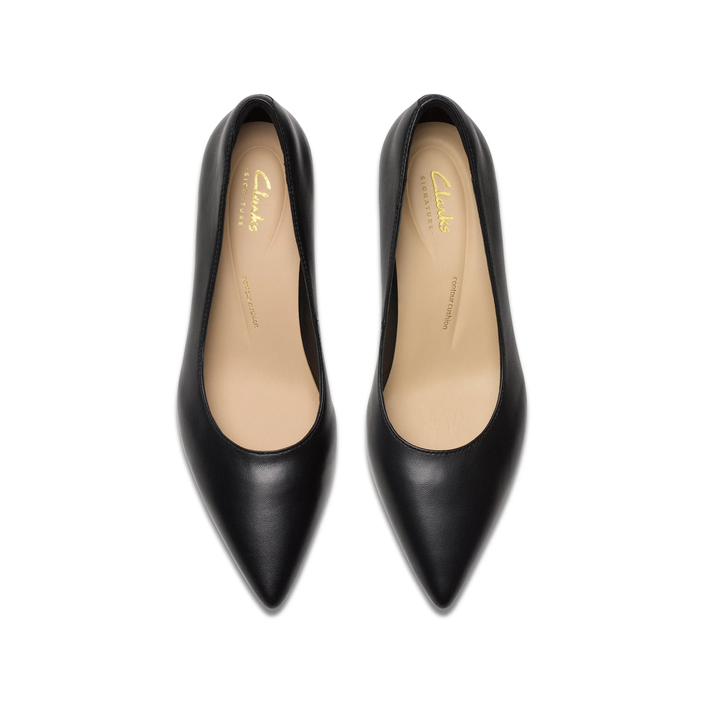 Zapatos De Vestir De La Marca Clarks Para Mujer Modelo Adela Court Black Leather En Color Negro