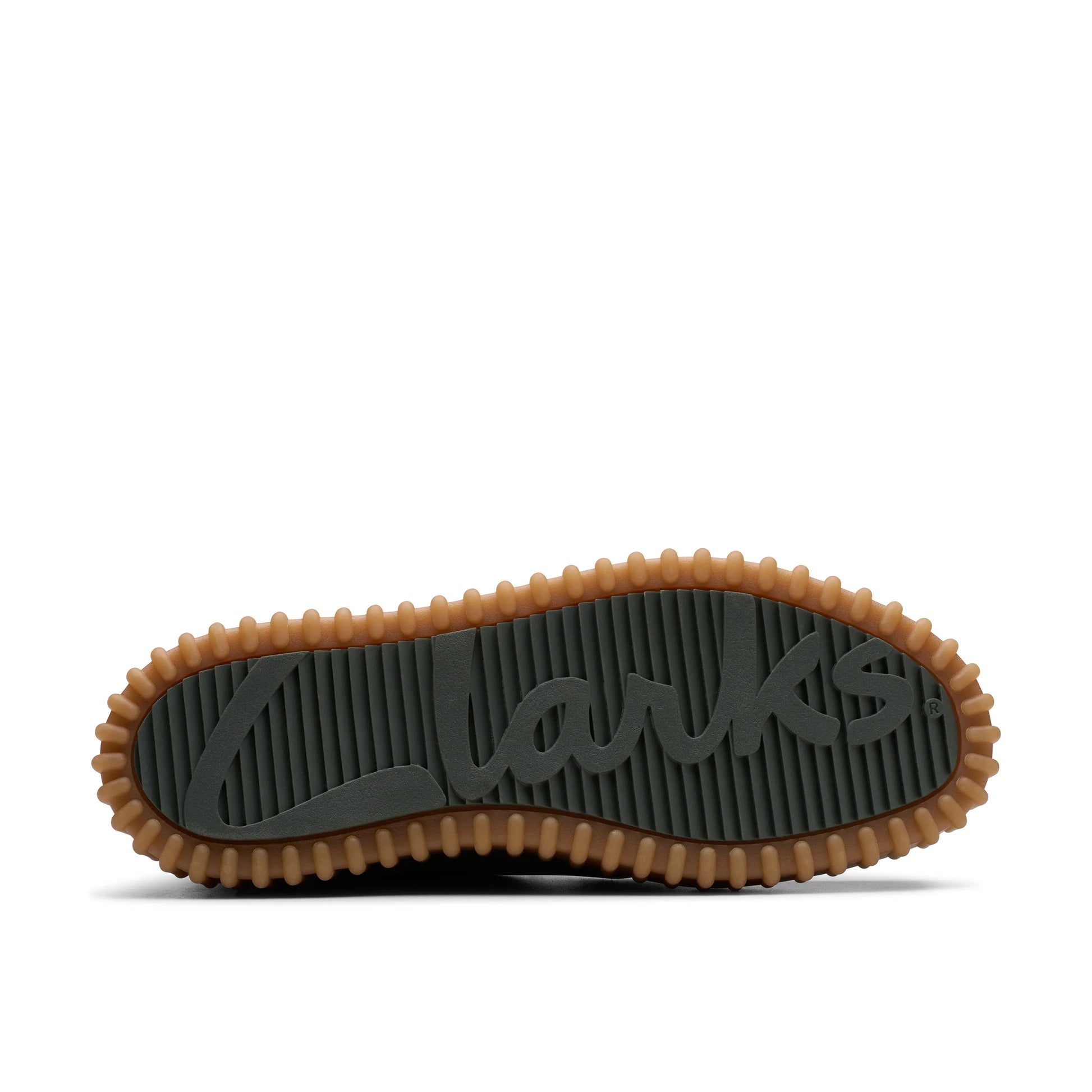 Clarks 品牌的女士靴子,Torhill Moss Dark Green Nub 款,绿色。