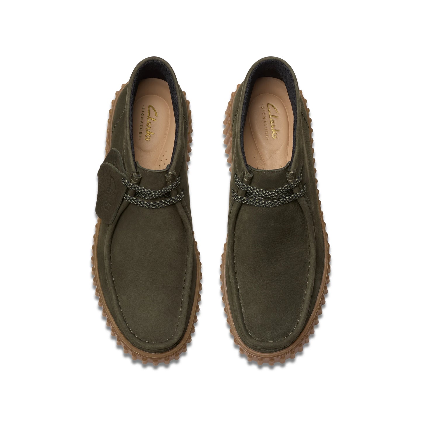 Botines De La Marca Clarks Para Mujer Modelo Torhill Moss Dark Green Nubuck En Color Green