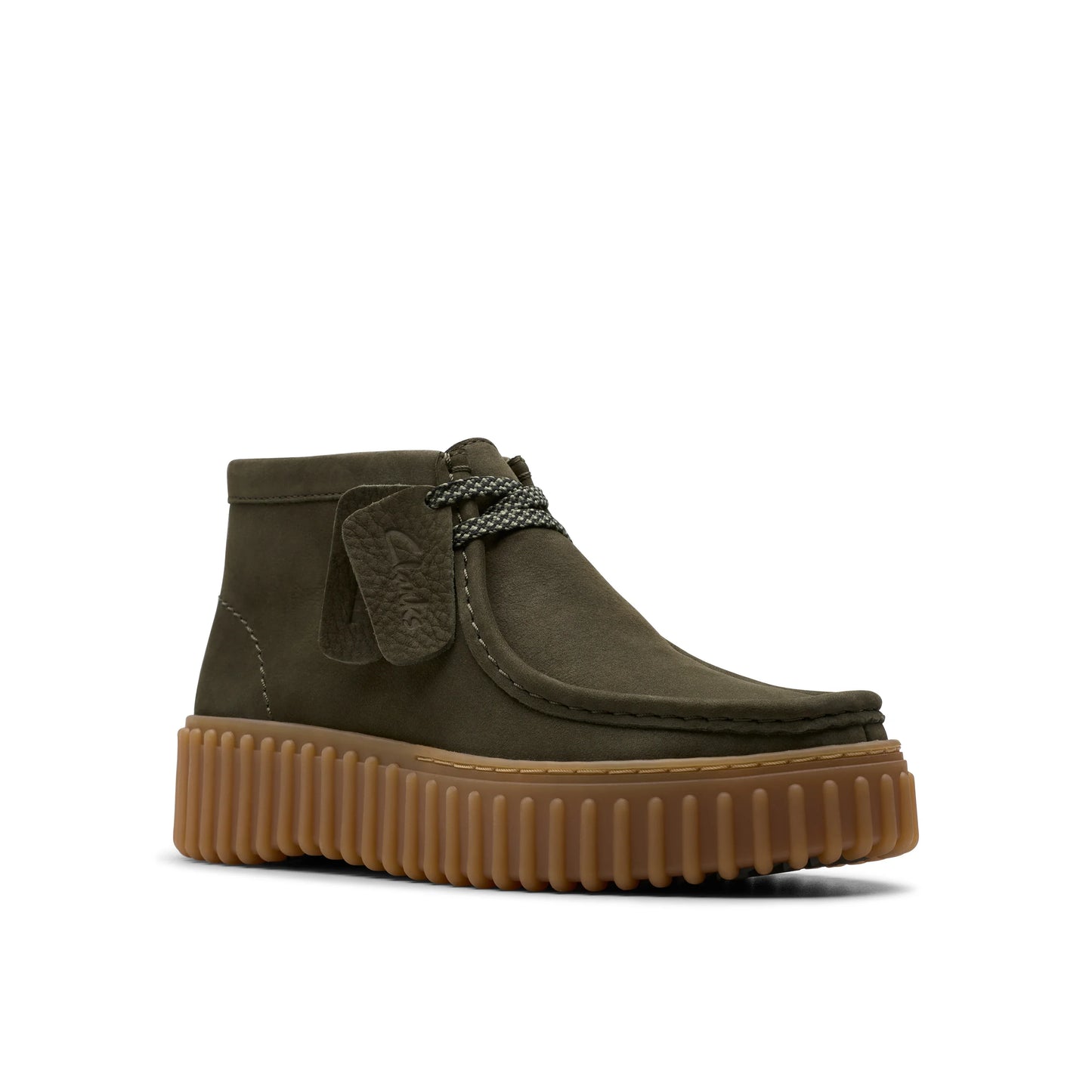 Botines De La Marca Clarks Para Mujer Modelo Torhill Moss Dark Green Nubuck En Color Green